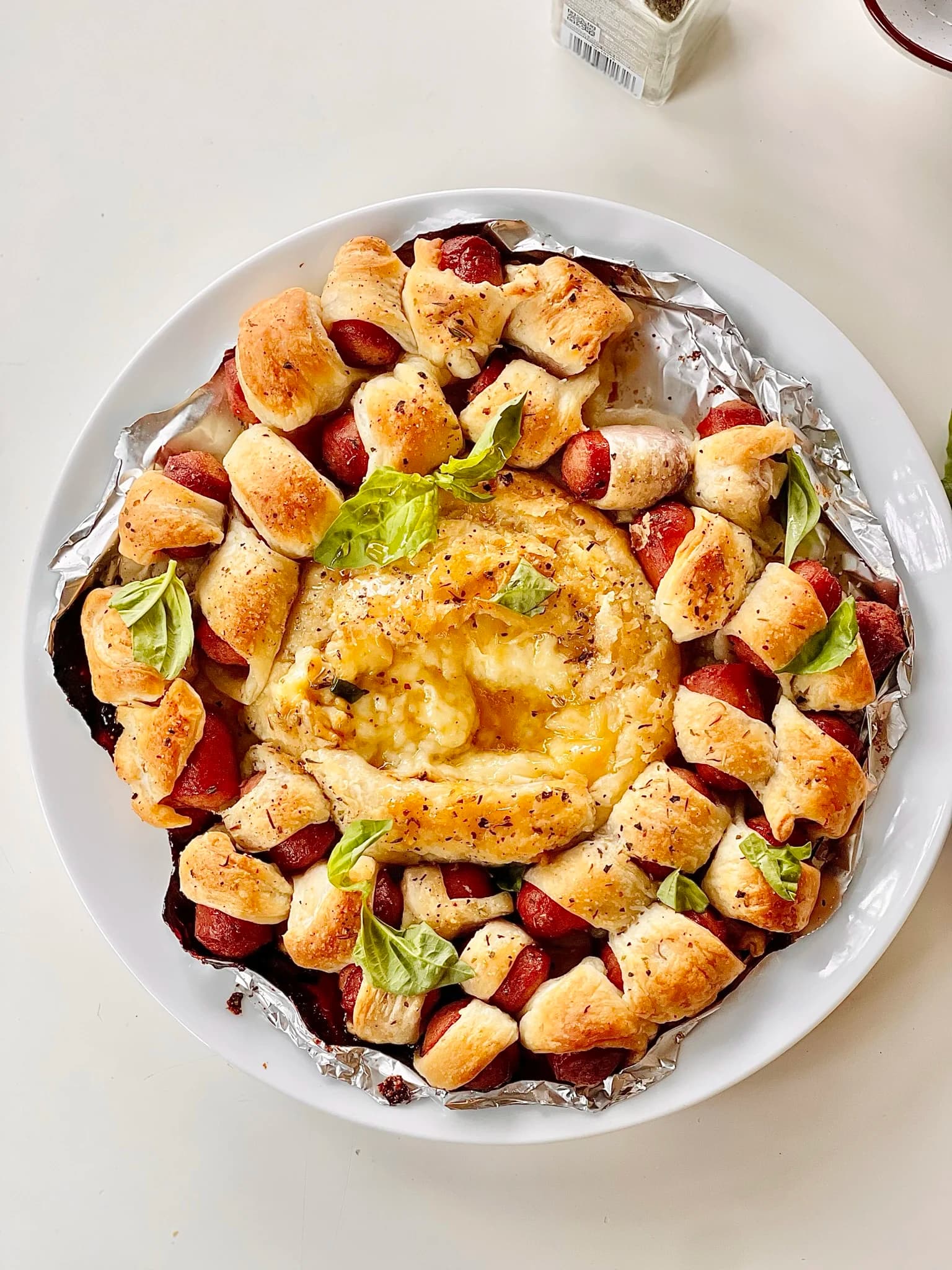 Picture for Honey Mustard Hot Dog Baked Brie