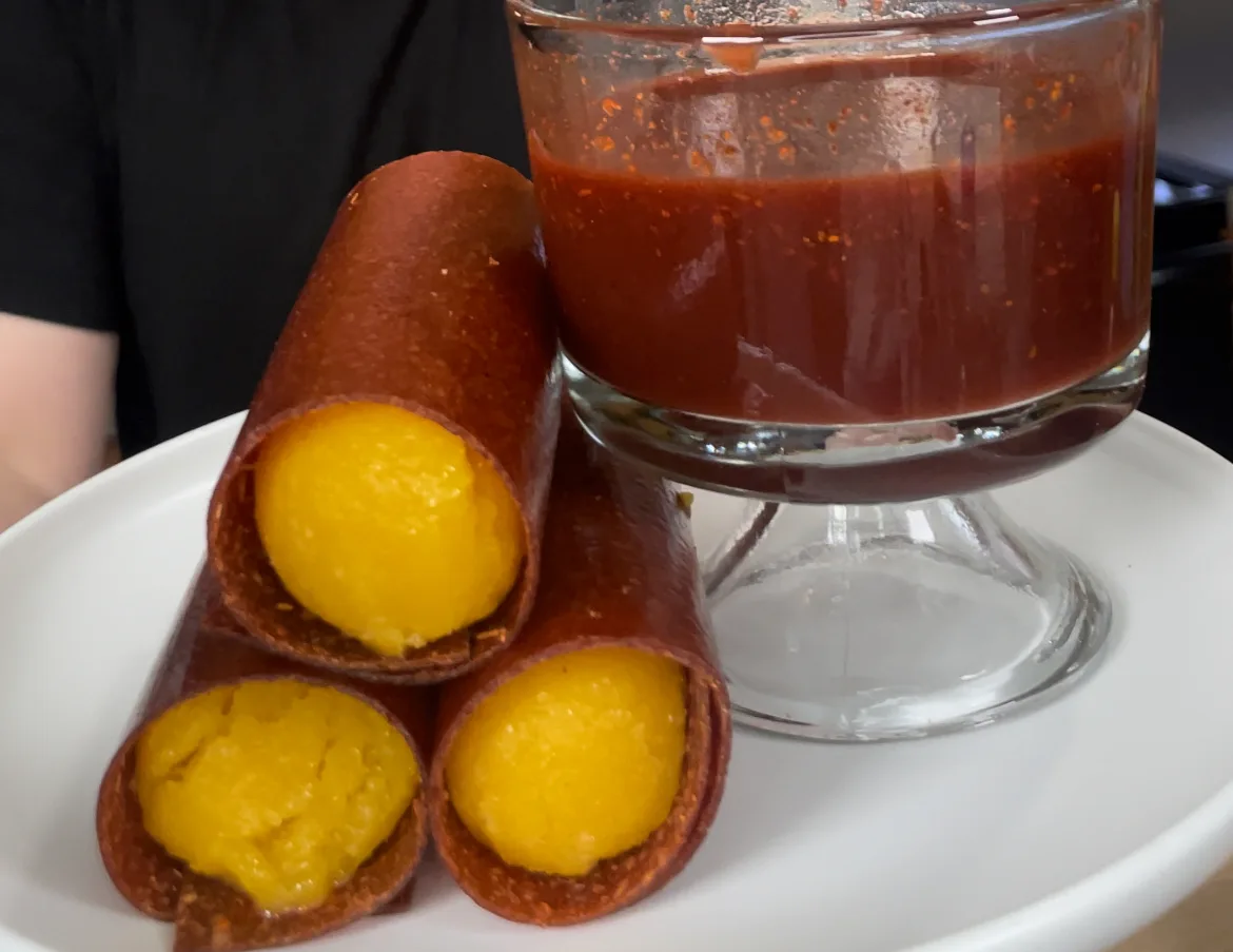 Picture of Mango and Chamoy Frozen Roll Ups