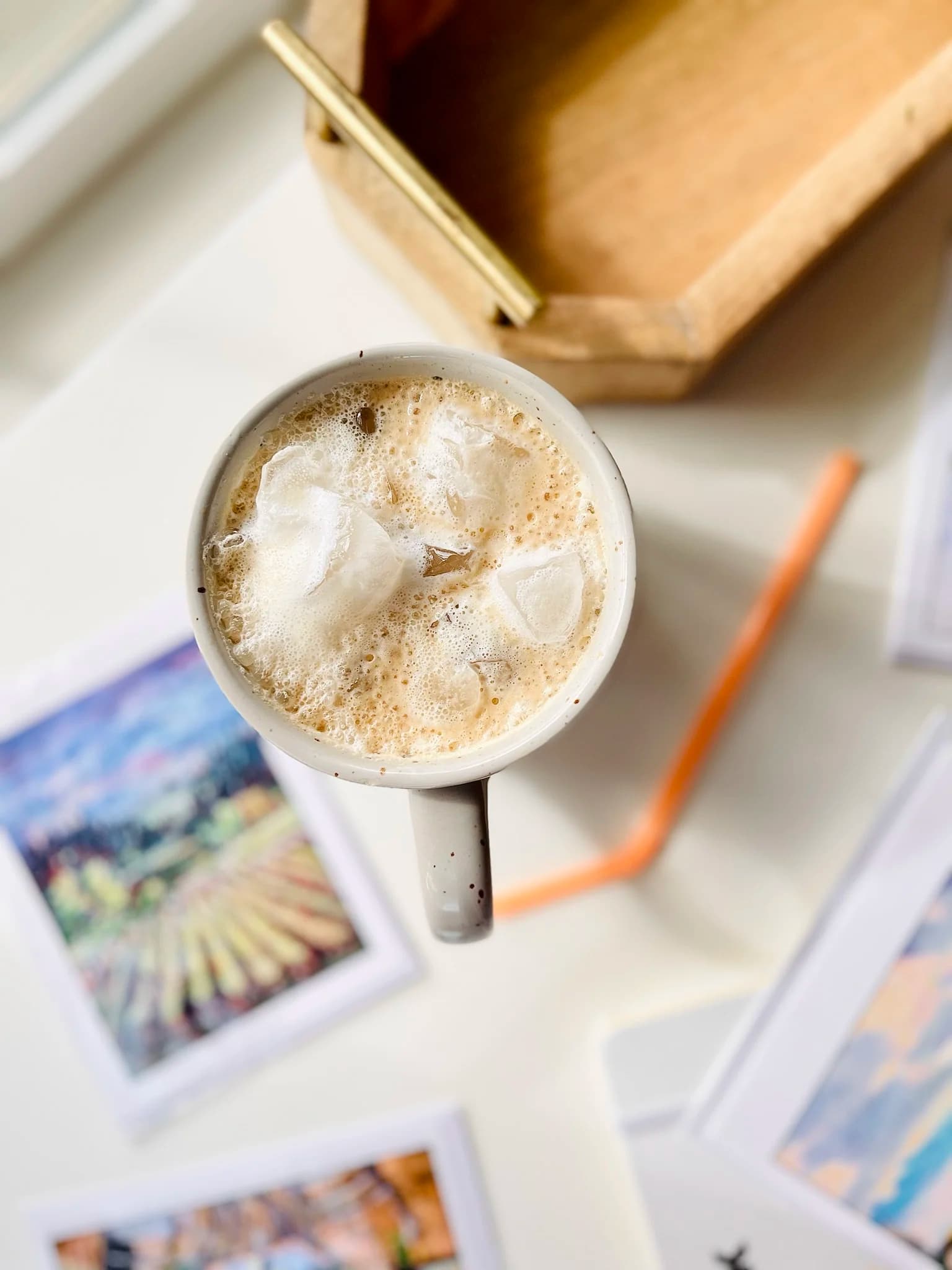 Picture for My Current Fav: Frothy Iced Sweetened Condensed Milk Latte