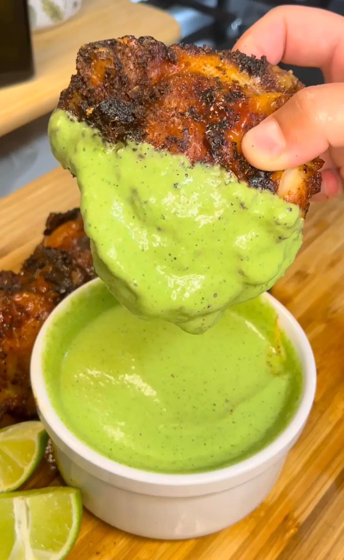 Picture for Chicken Thighs with Peruvian Green Sauce