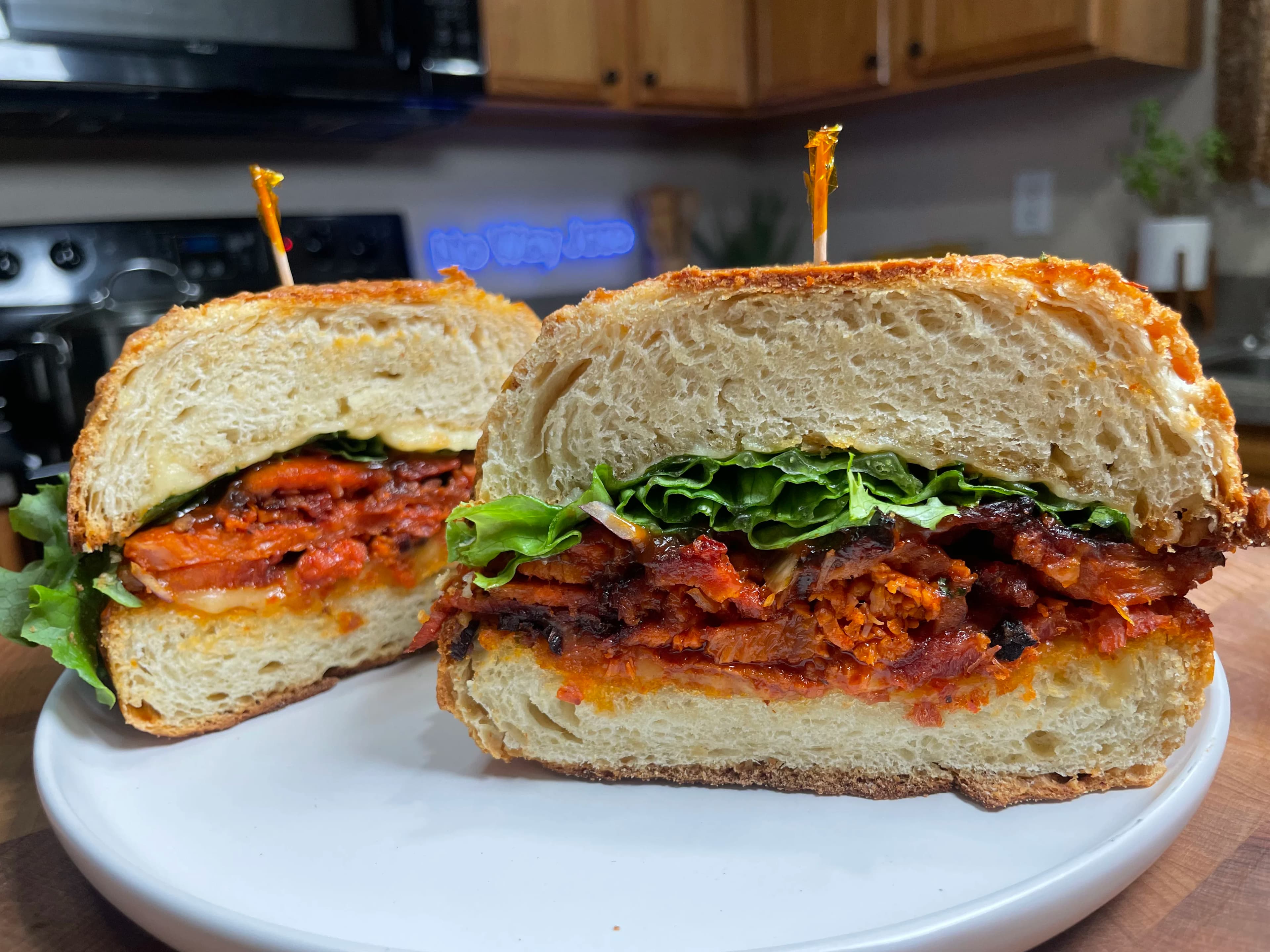 Picture of Ham Al Pastor Sandwich