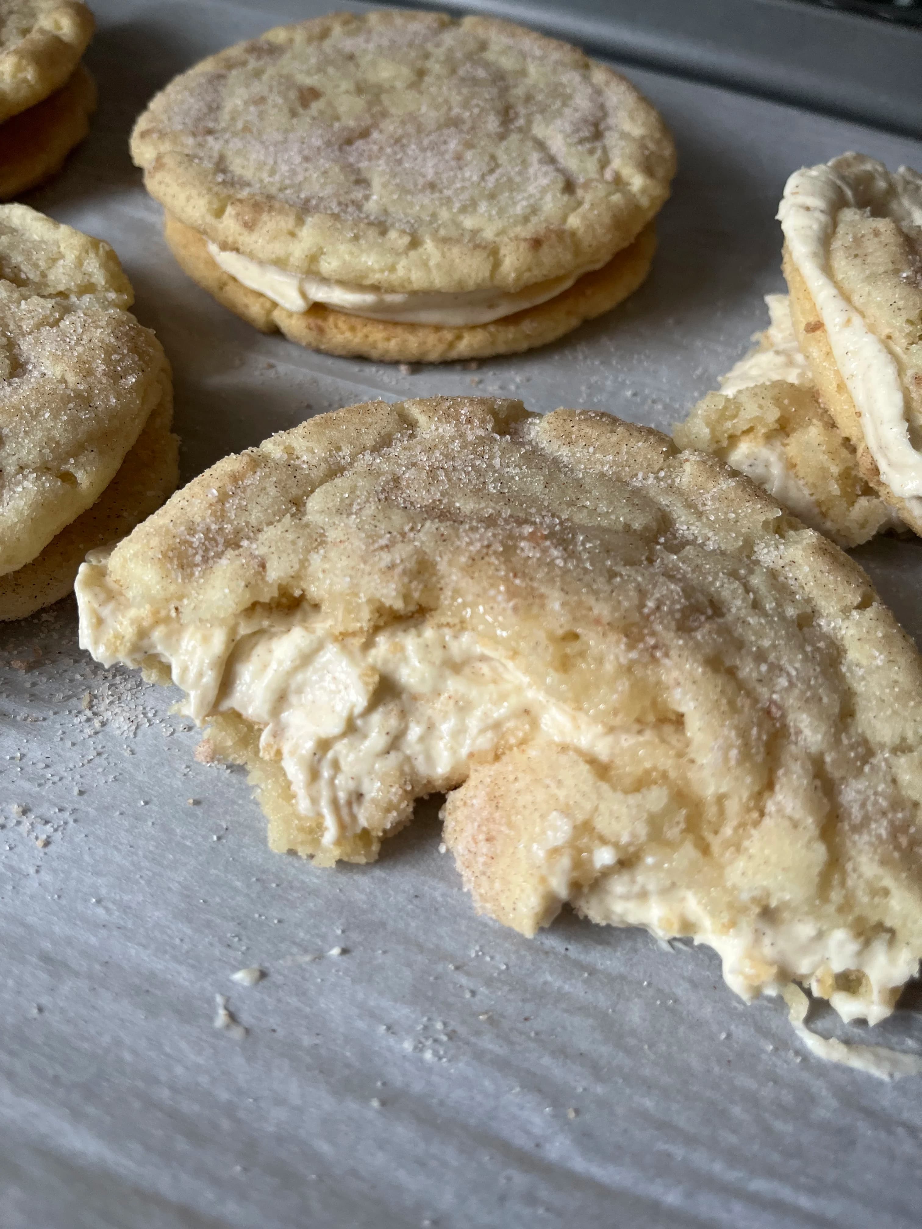 Picture for Churro Cheesecake Cookie Sandwiches