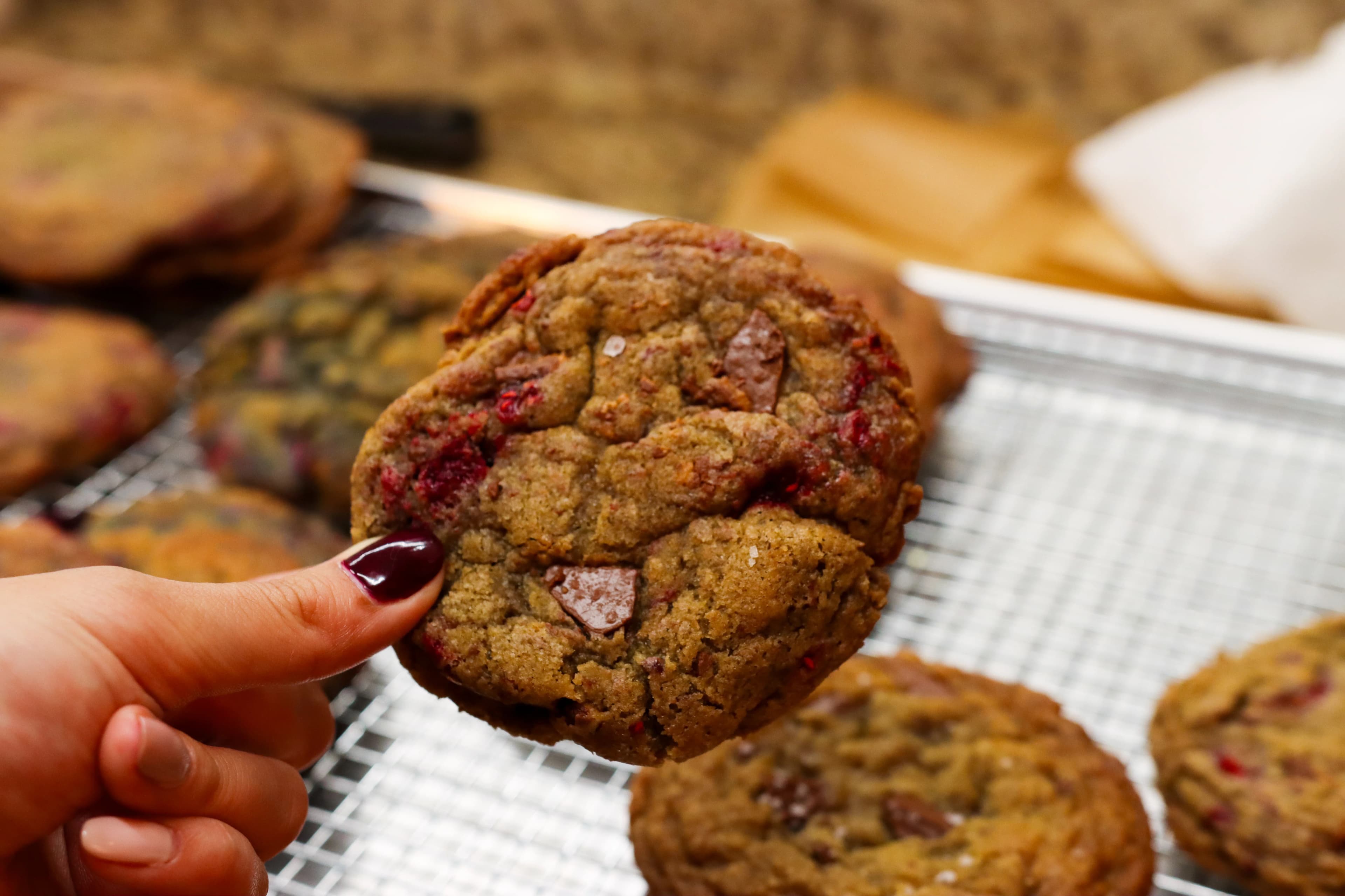 Picture for Milk Chocolate Peanut Butter & Raspberry Cookie
