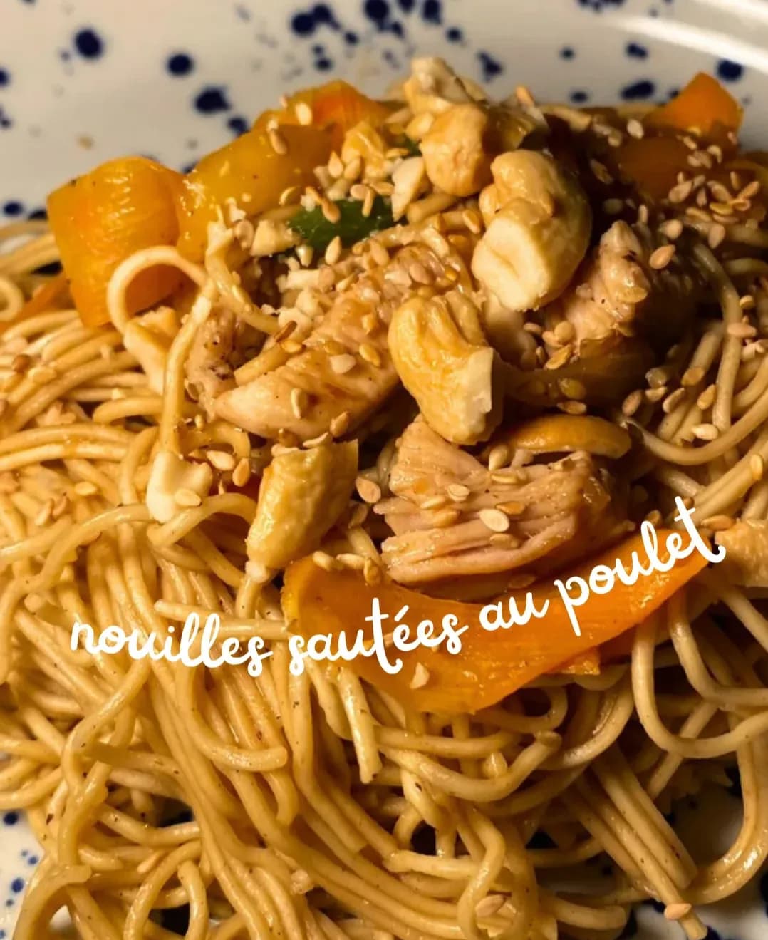 Picture for Nouilles sautées poulet, noix de cajou & petits légumes