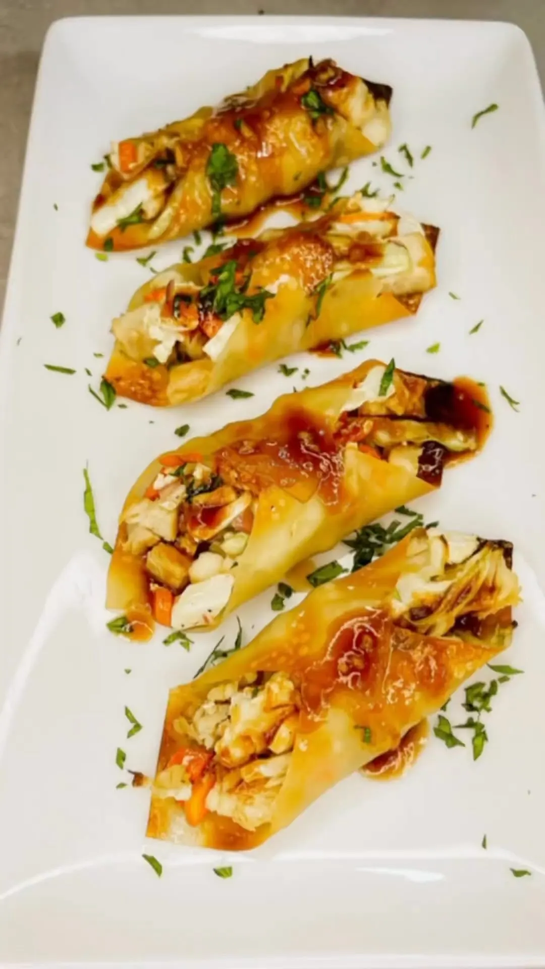 Picture for BBQ Chicken Wonton Tacos