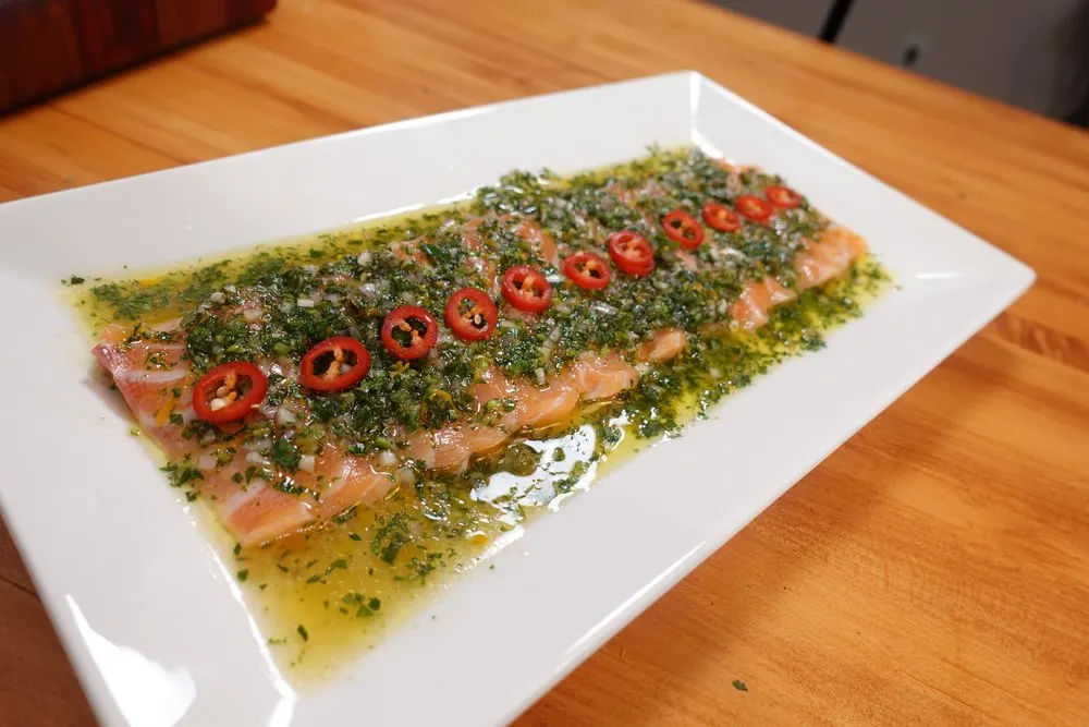 Picture for Salmon Crudo with a Thai Twist