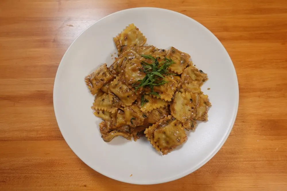 Picture for Miso-Braised Leek Agnolotti