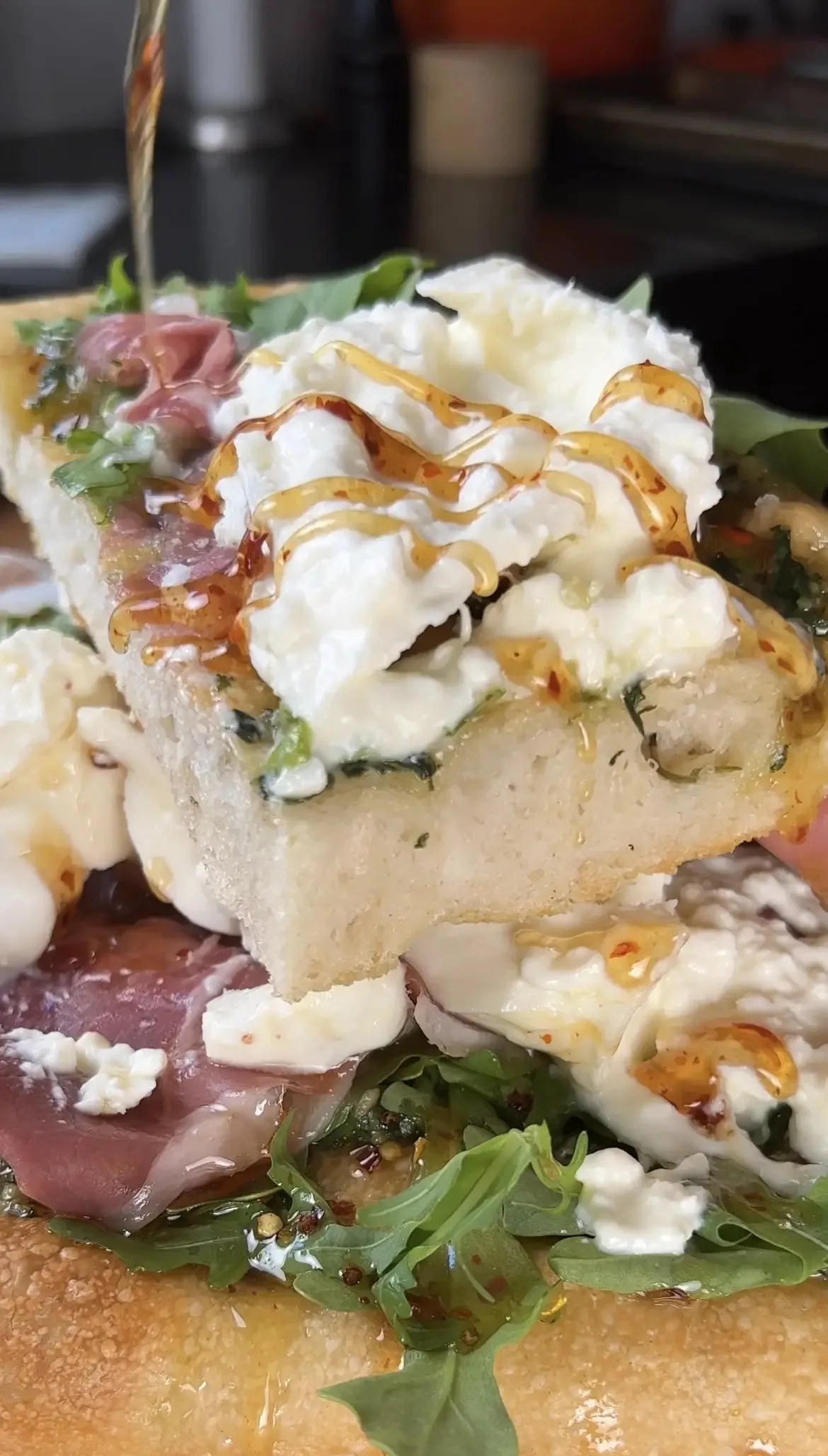 Picture for Focaccia Burrata Pizza