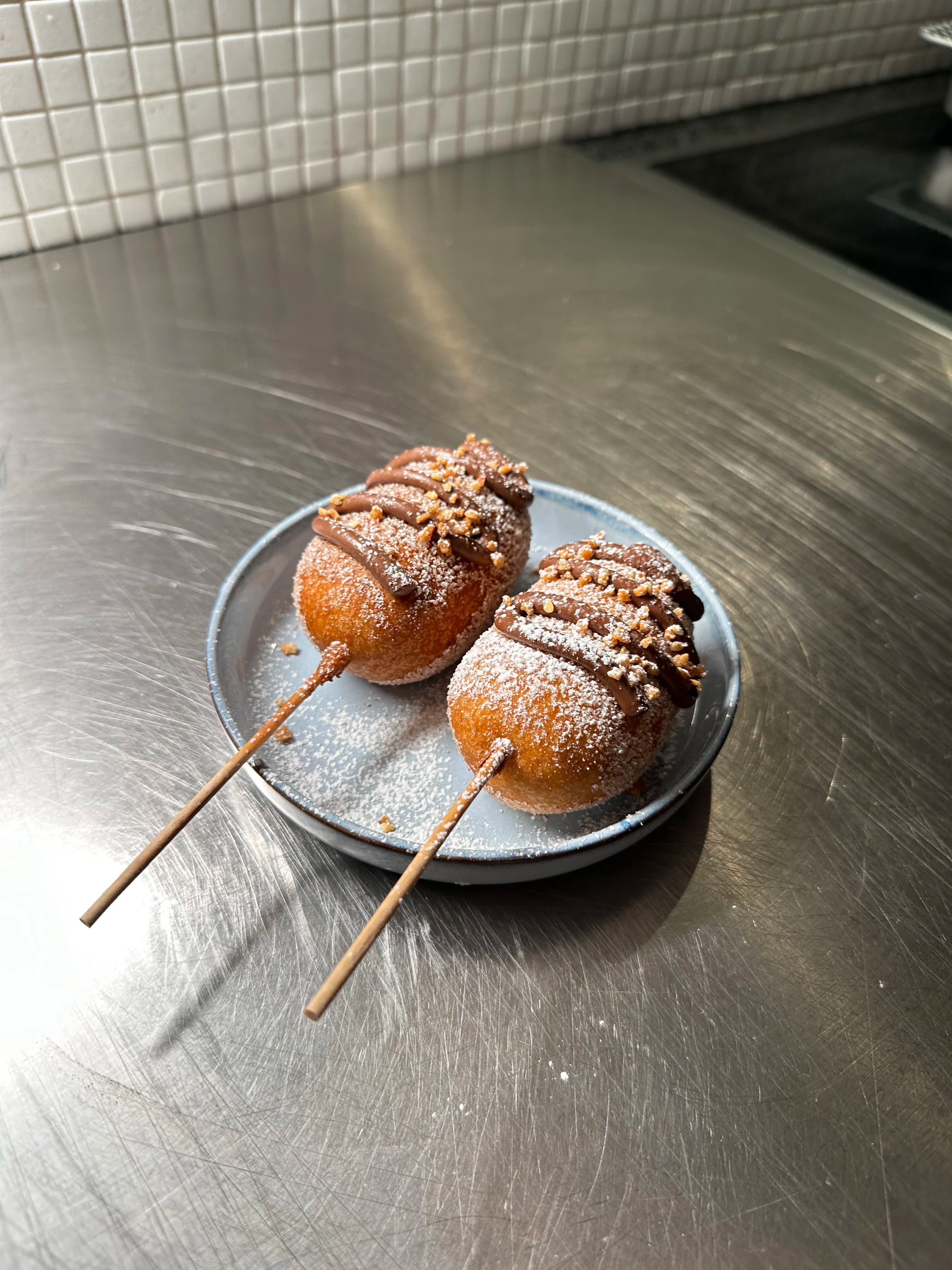 Picture for Marshmallow and Brownie Ganache Corndog