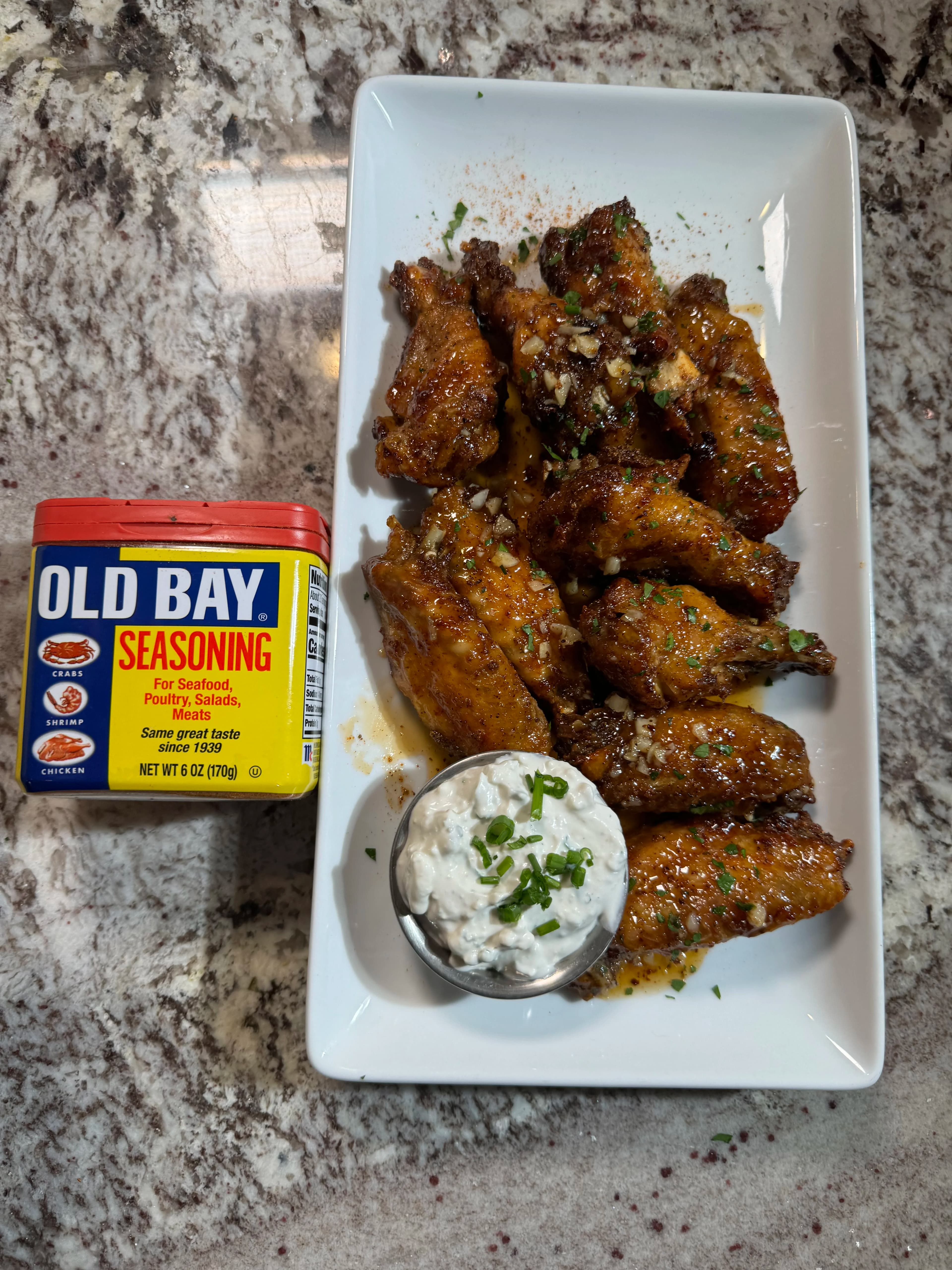 Picture for Honey Garlic Old Bay Wings