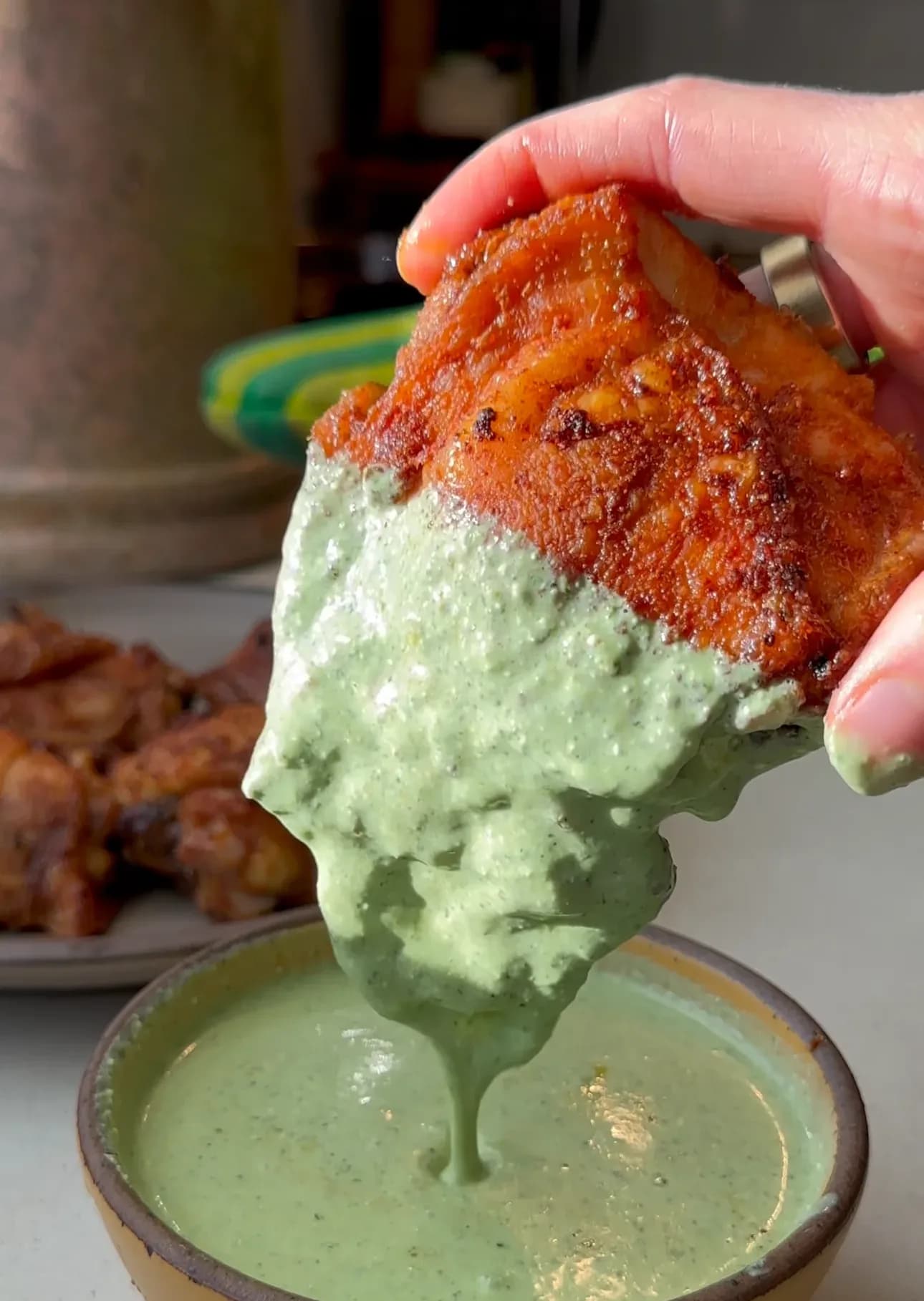 Picture for PERFECTLY Spiced Chicken Thighs n’ Cilantro Feta Sauce