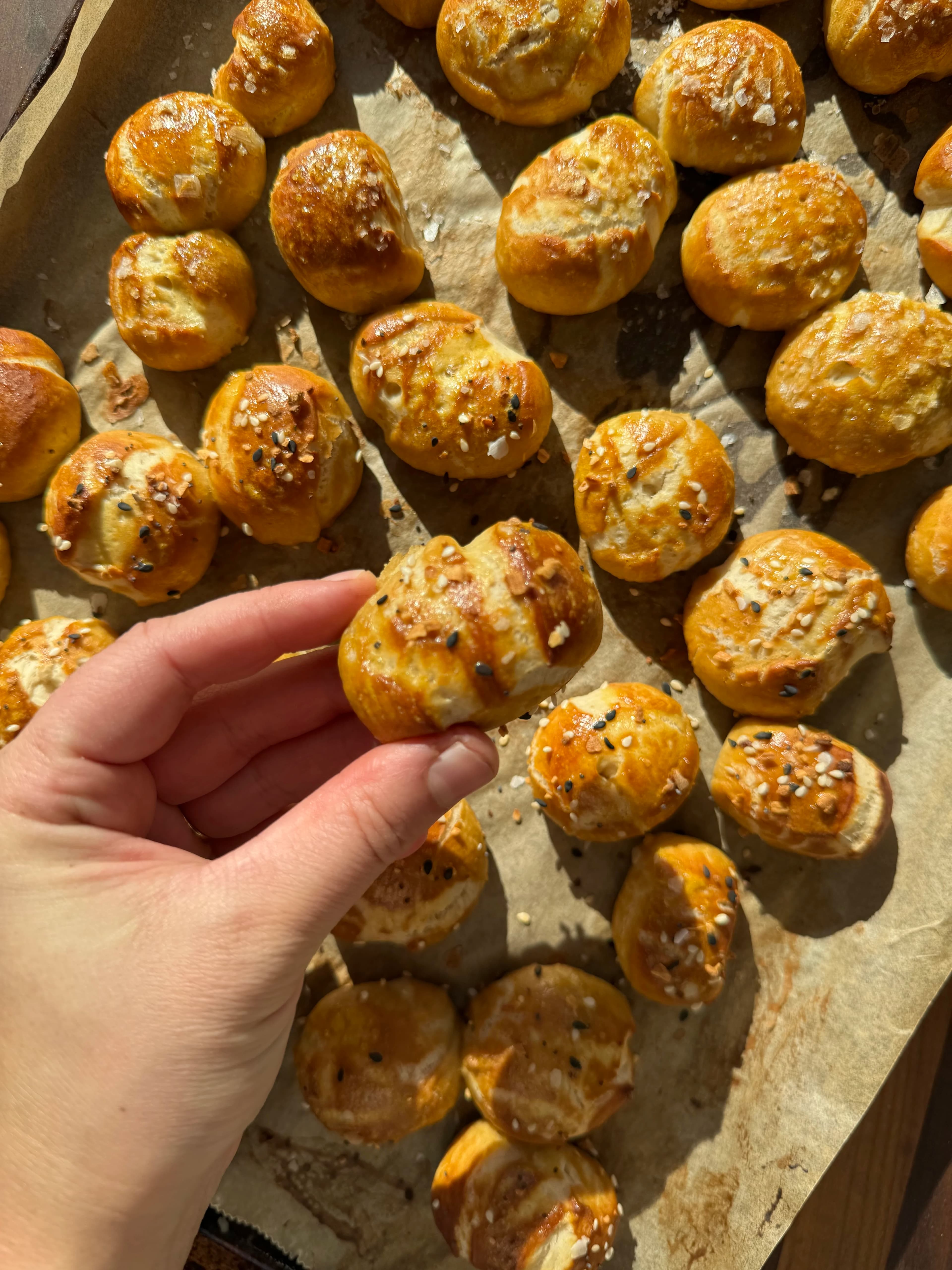 Picture for Sourdough Discard Pretzel Bites 
