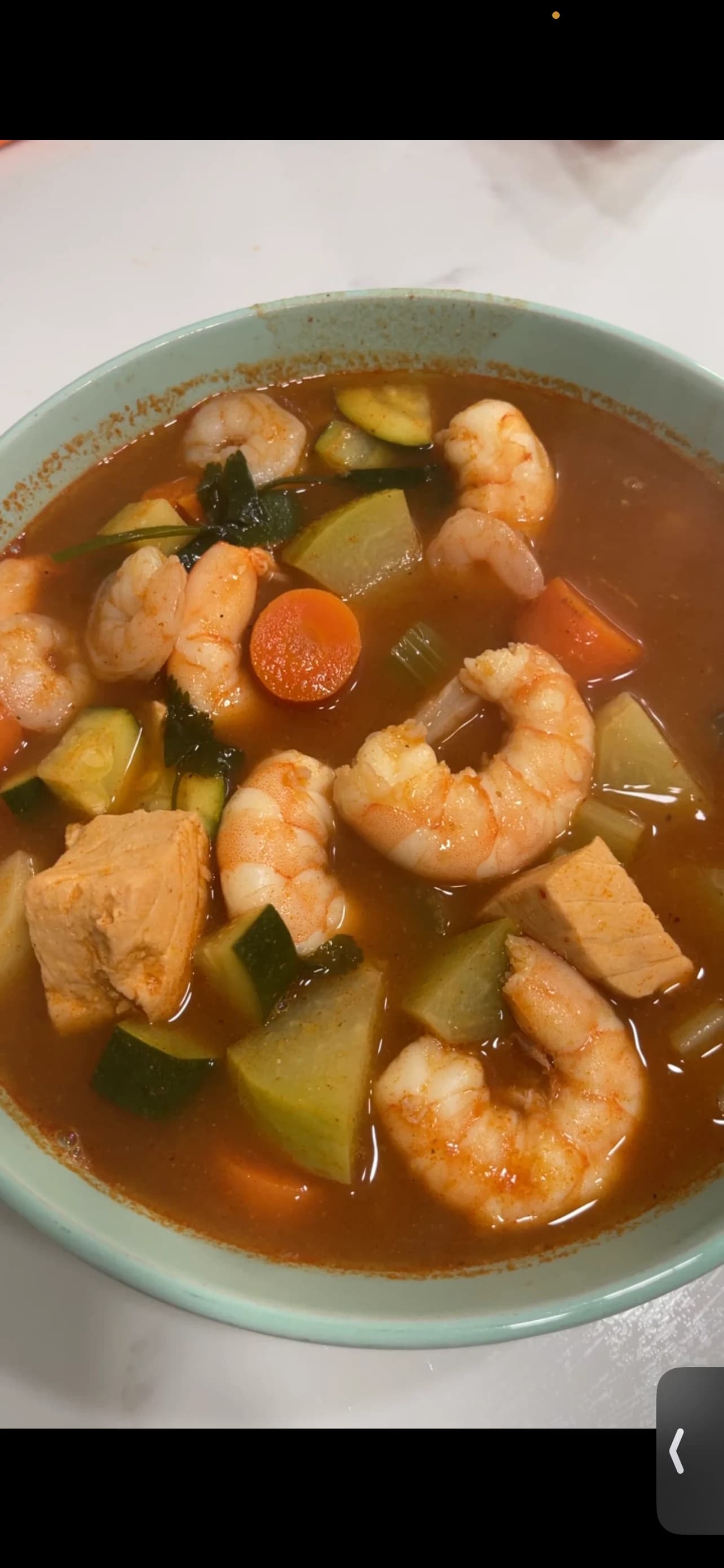 Picture for Spicy Caldo de Camarón w/ Salmón