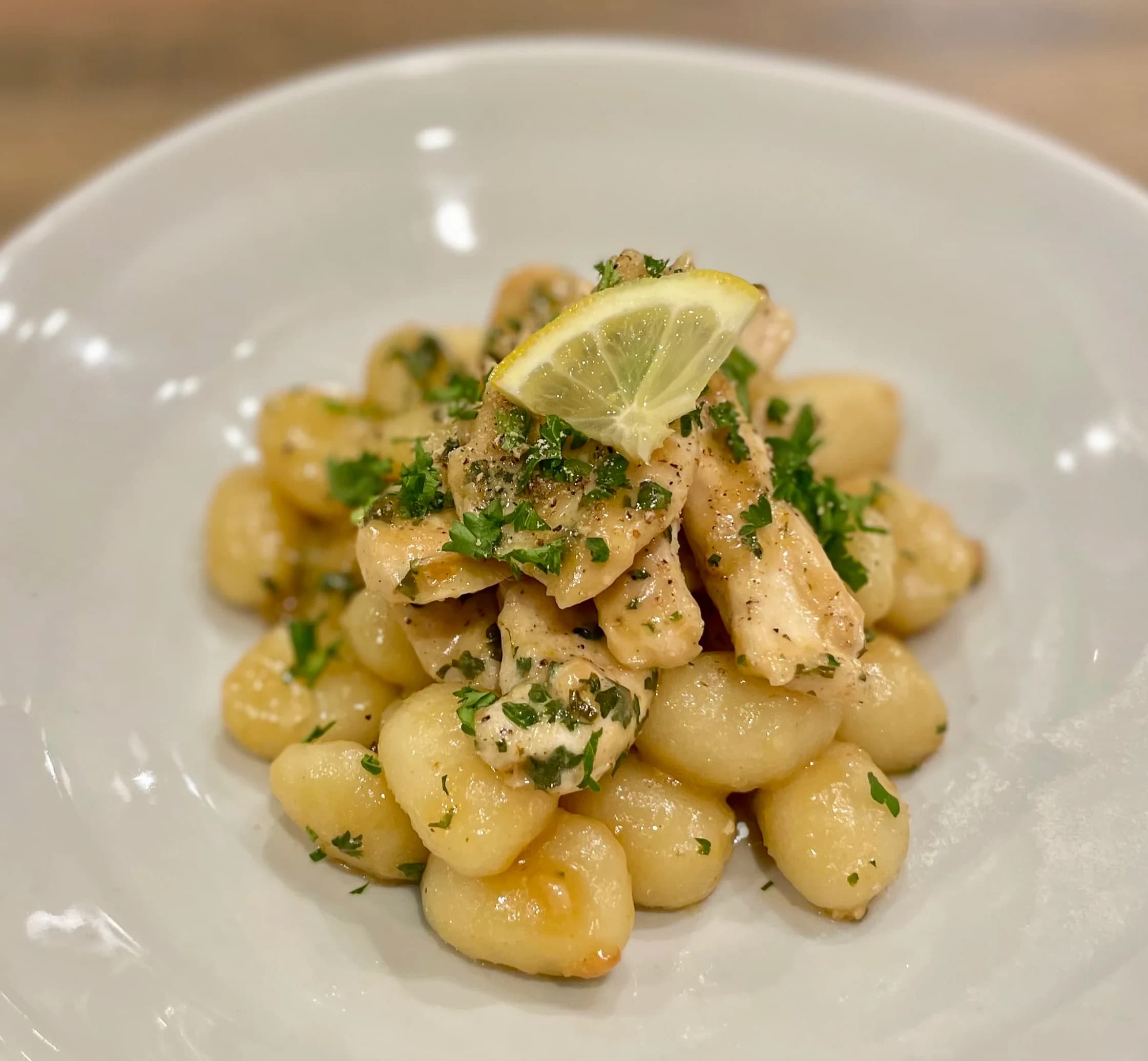 Picture for Gnocchi in Lemon Butter Sauce with Chicken