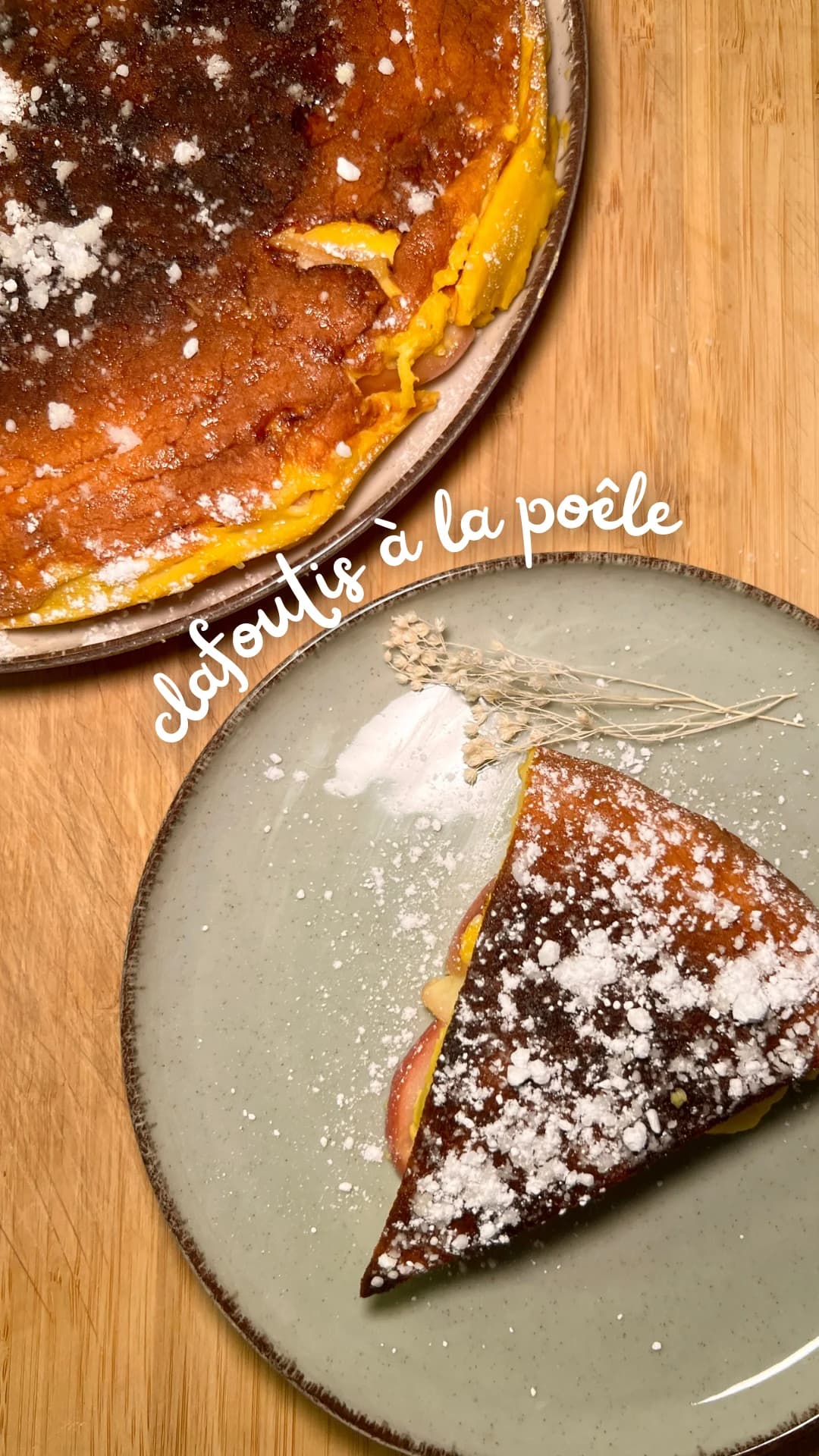 Picture for Clafoutis aux pommes à la poêle