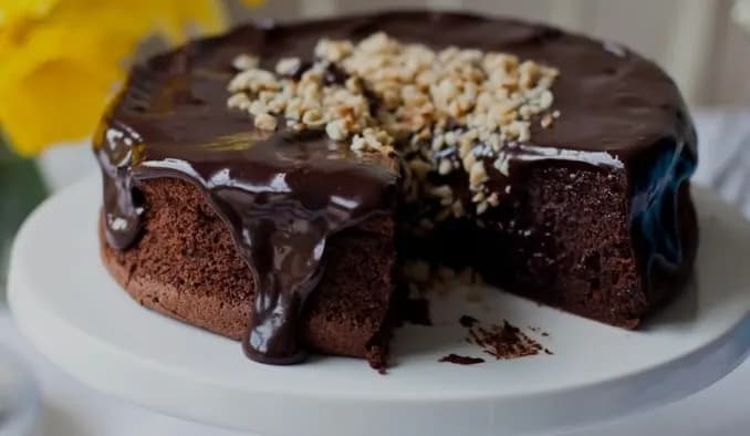 Picture for Hazelnut Heaven: Decadent Keto Chocolate Cake with Rich Chocolate Ganache