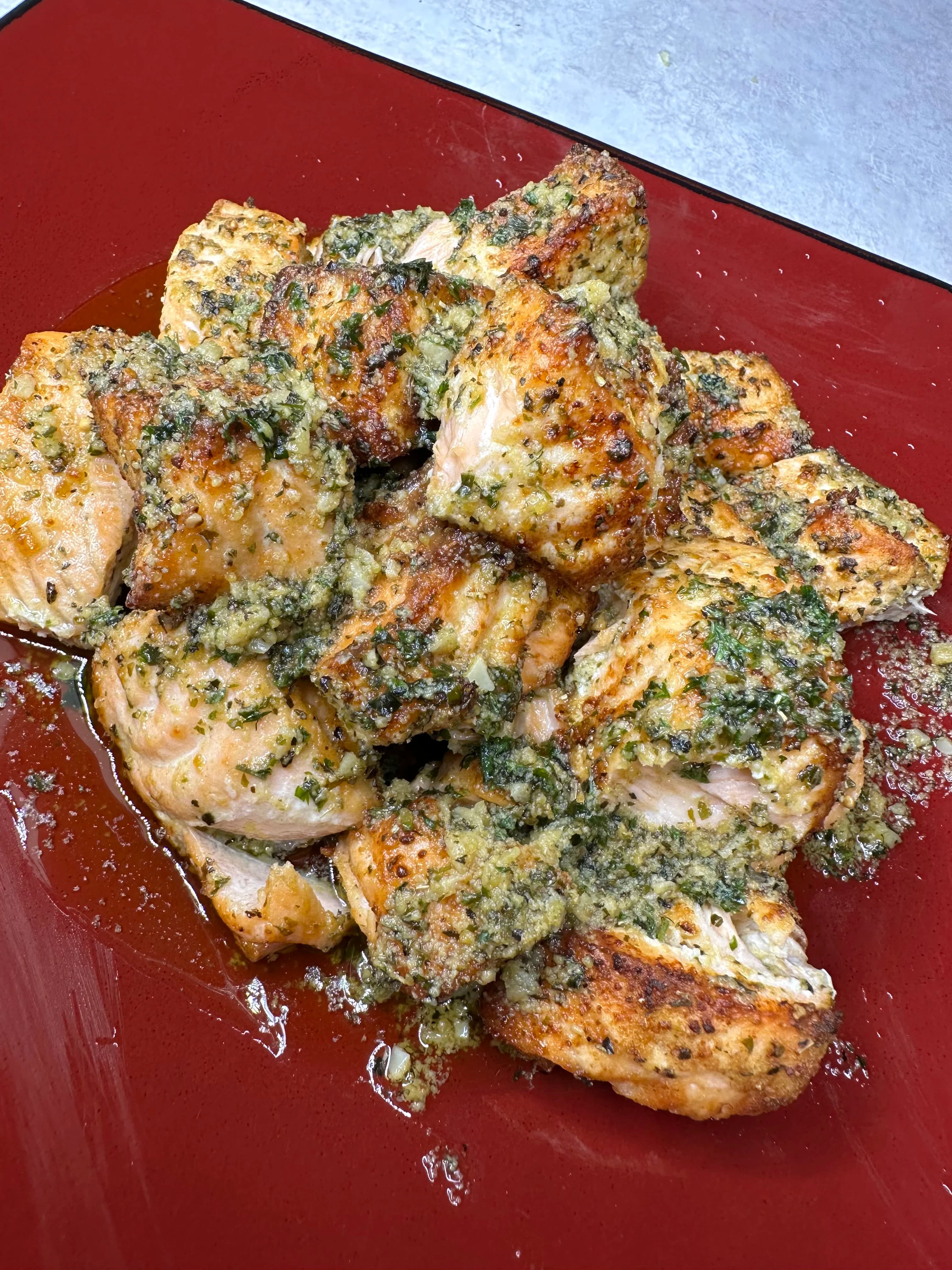 Picture for Garlic Parm Salmon Bites