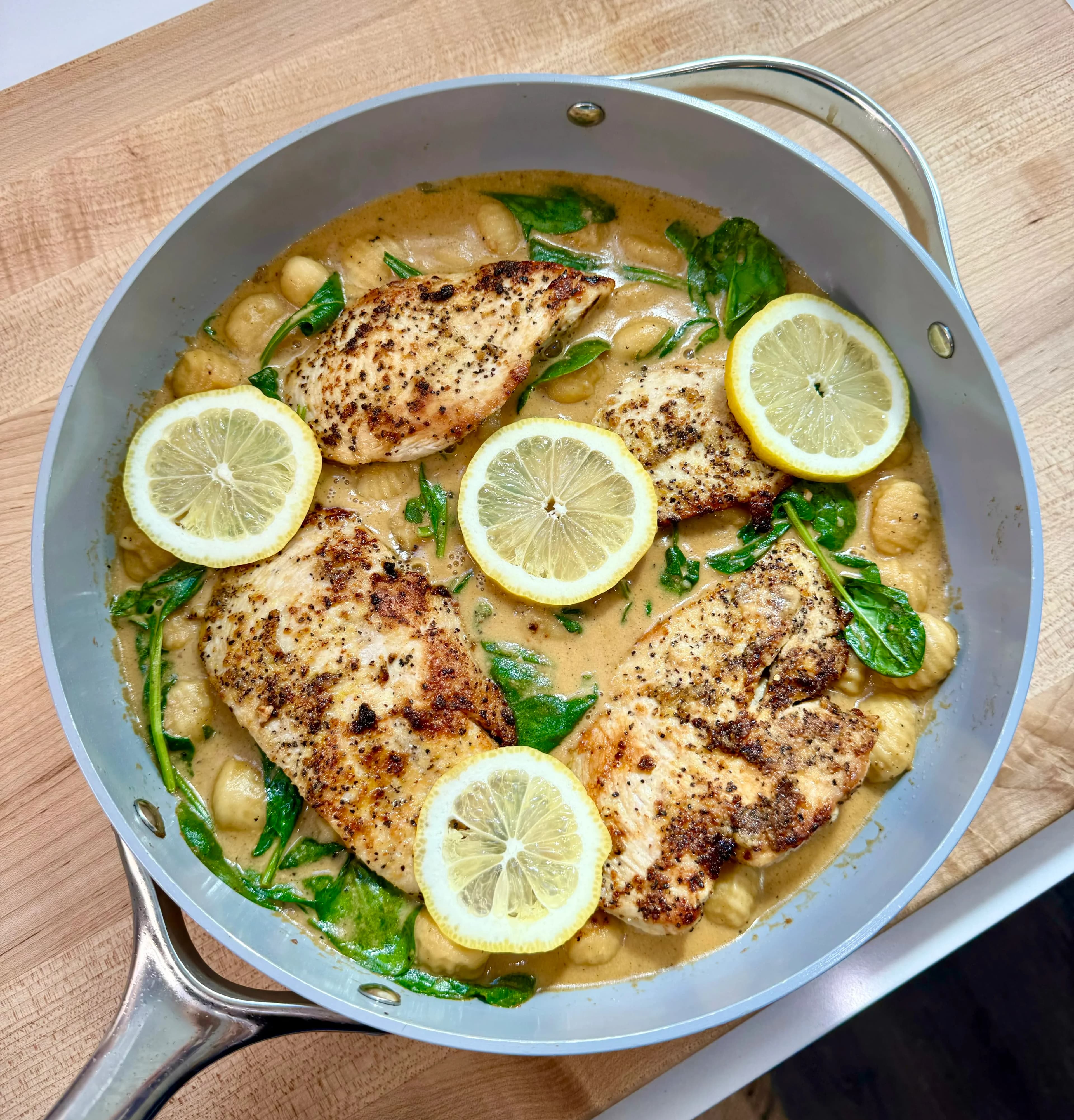 Picture for Creamy Lemon Pepper Chicken & Gnocchi