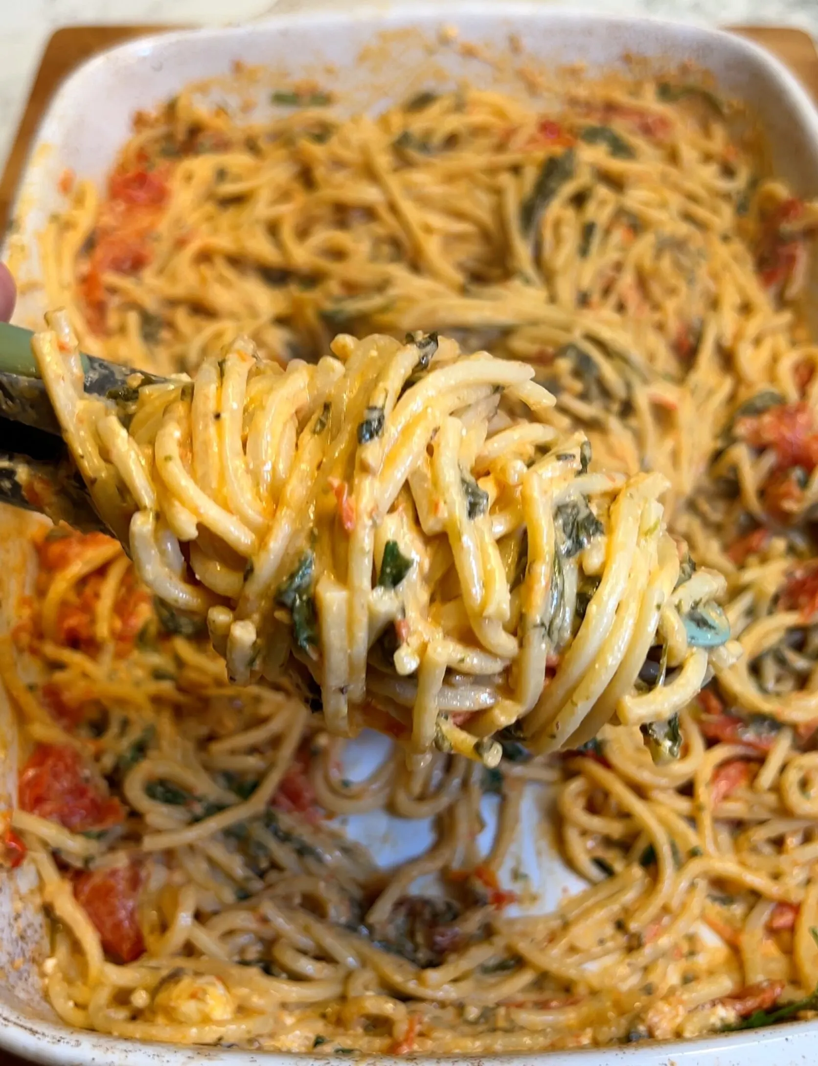 Picture for Baked Tomato and Spinach Pasta