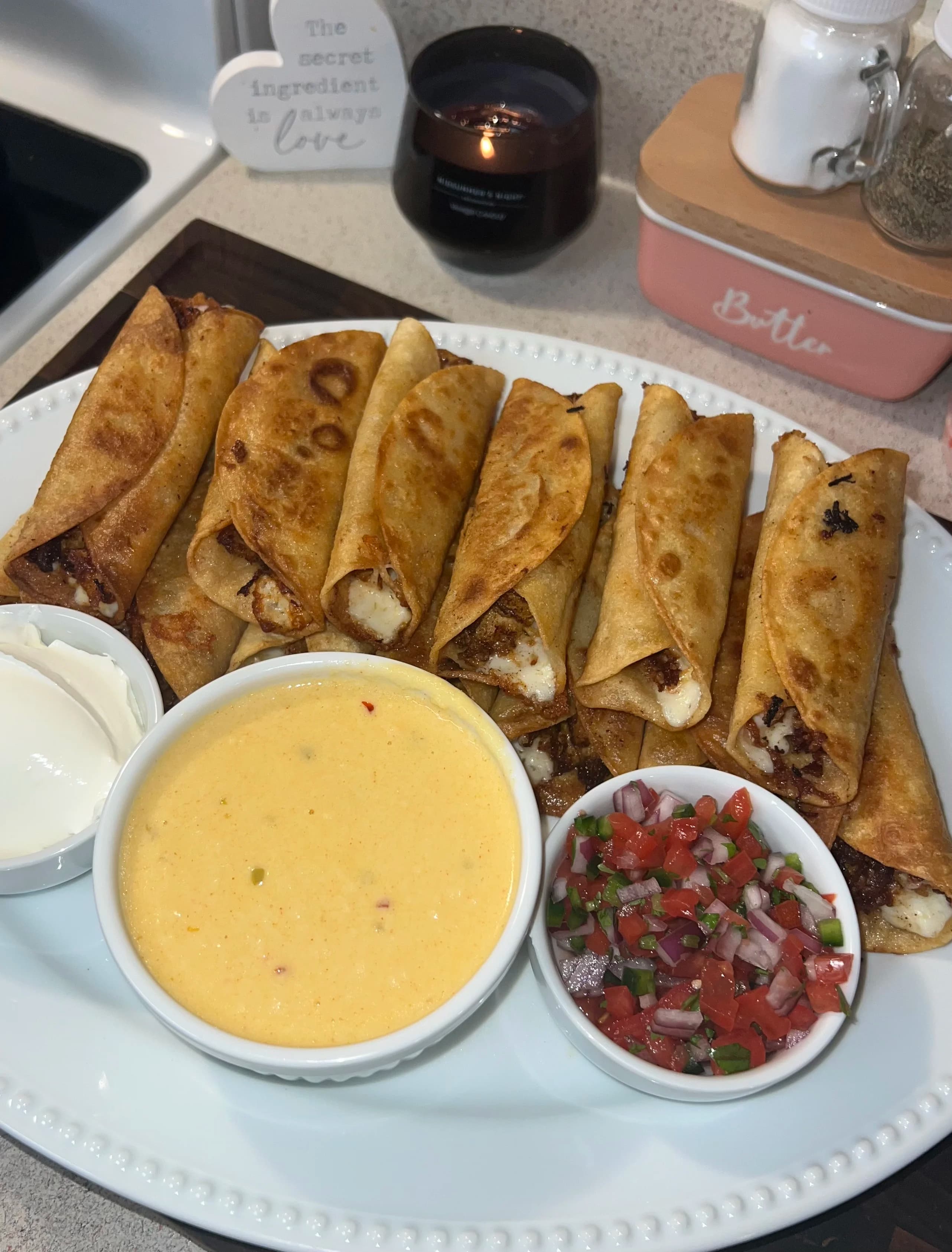 Picture for Cheesy Creamy Chicken Taquitos