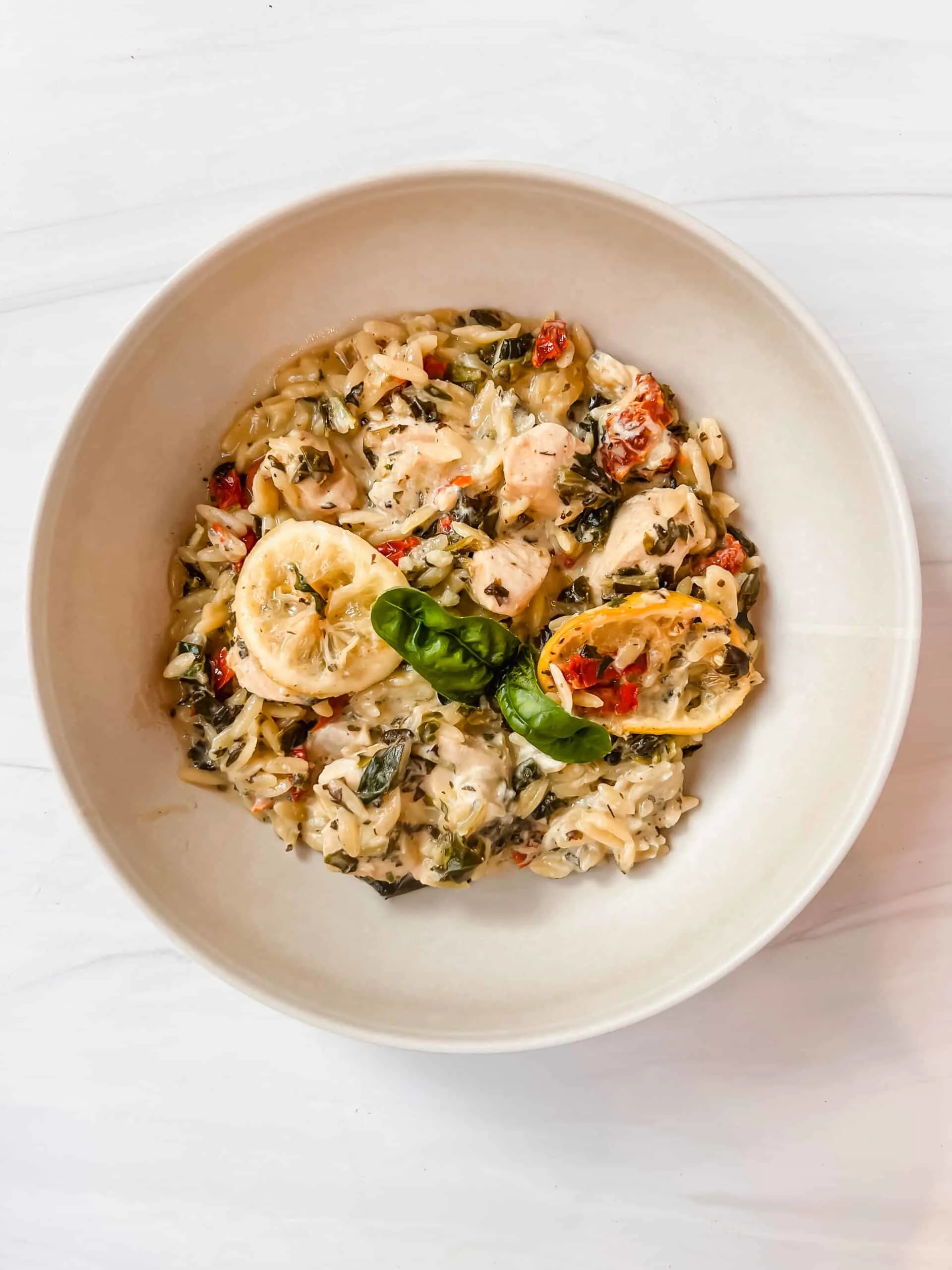 Picture for One Pan Lemon Chicken Orzo