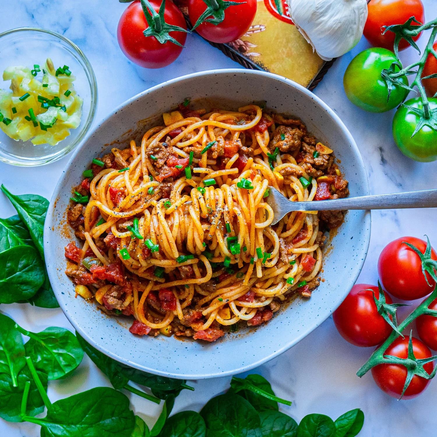 Picture for My Fusion of Spaghetti Bolognese