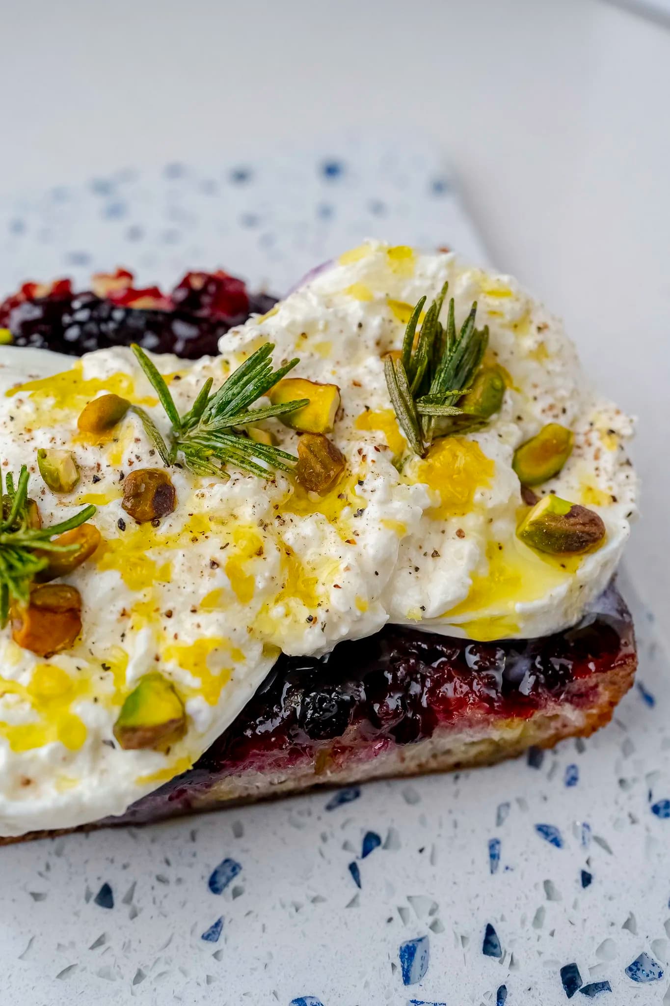 Picture for Blueberry Jam & Burrata Toast