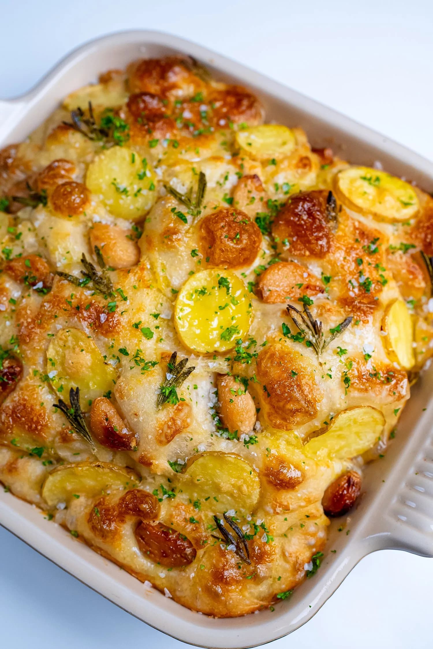 Picture for Garlic Confit, Potatoes, and Rosemary Focaccia