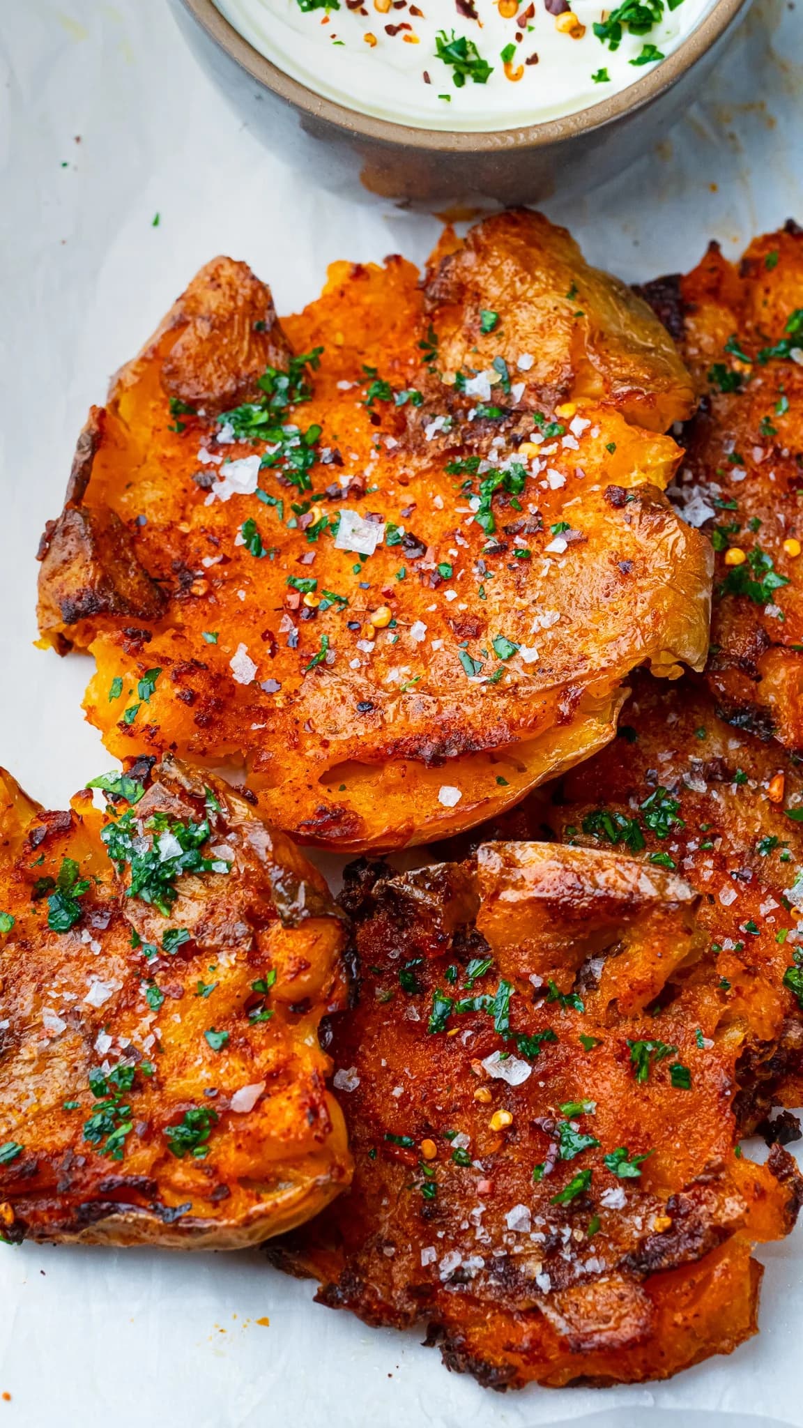 Picture for Paprika & Garlic Smashed Potatoes