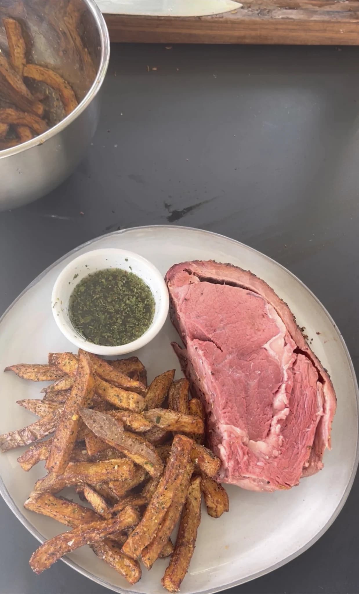 Picture for Smoked Prime Rib and Frites