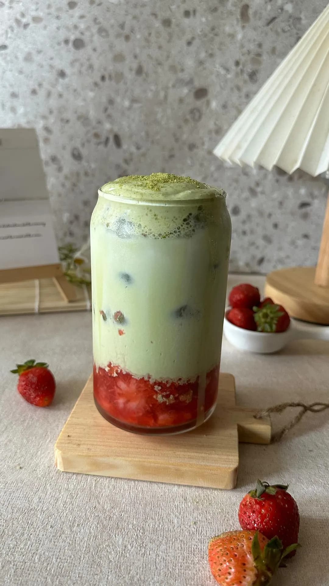 Picture for Strawberry Matcha Latte 
