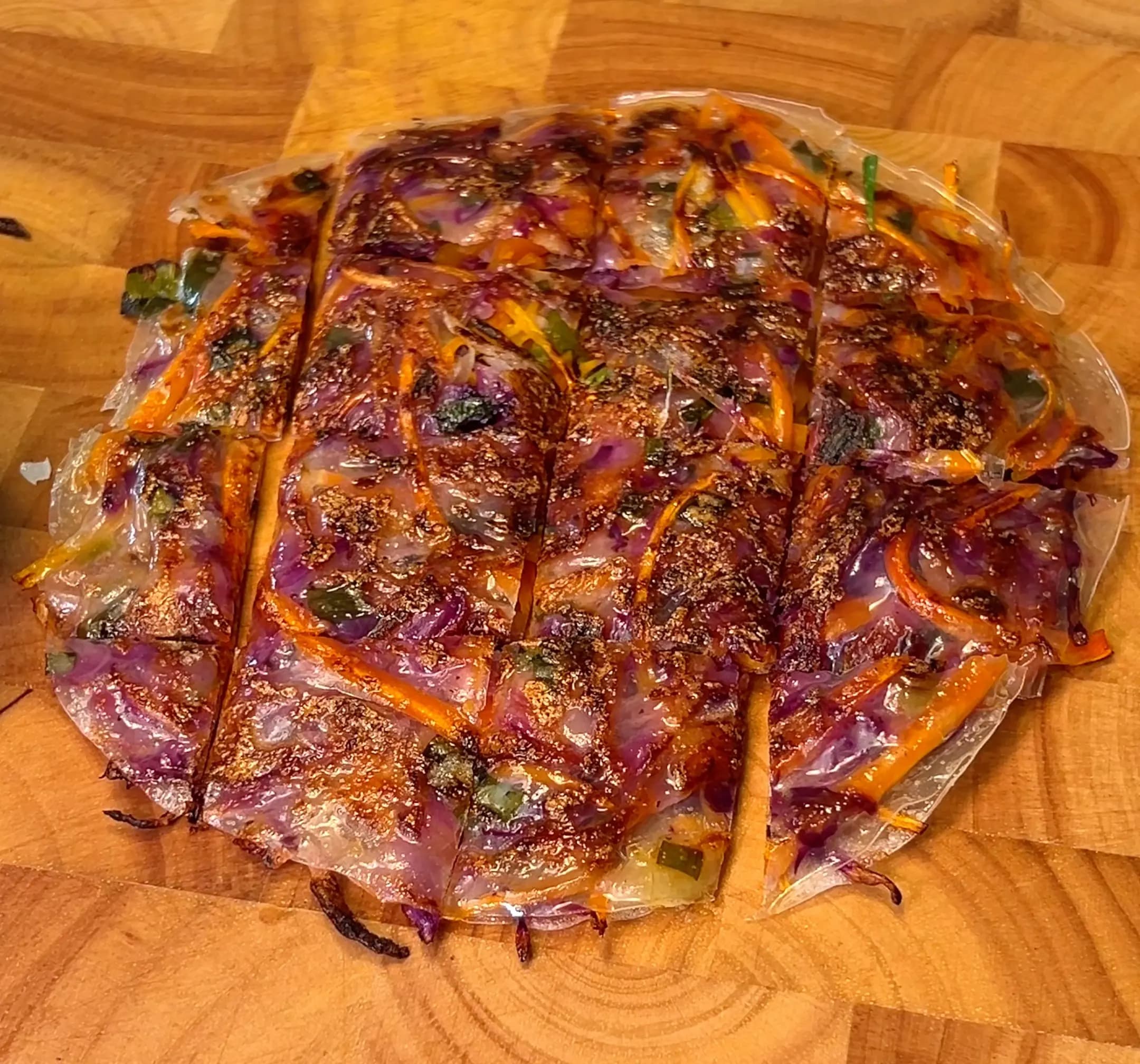 Picture for Crispy Vegetable Rice Paper Pancake