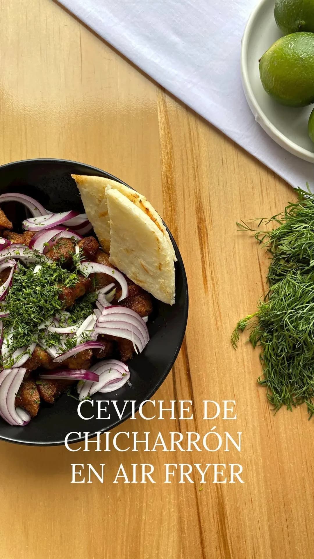 Picture for CEVICHE DE CHICHARRÓN EN AIR FRYER [FRIED PORK BELLY CEVICHE IN AIR FRYER]
