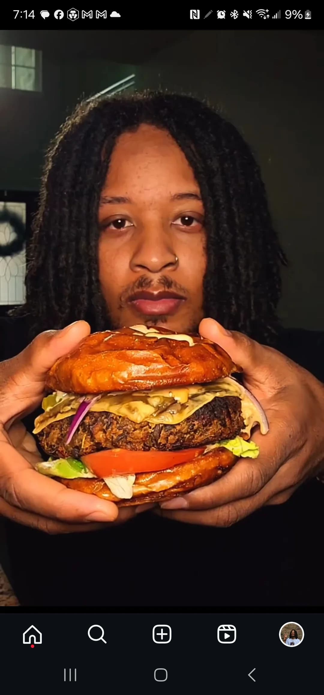 Picture for Mushroom Chickpea Burger (Version 2)