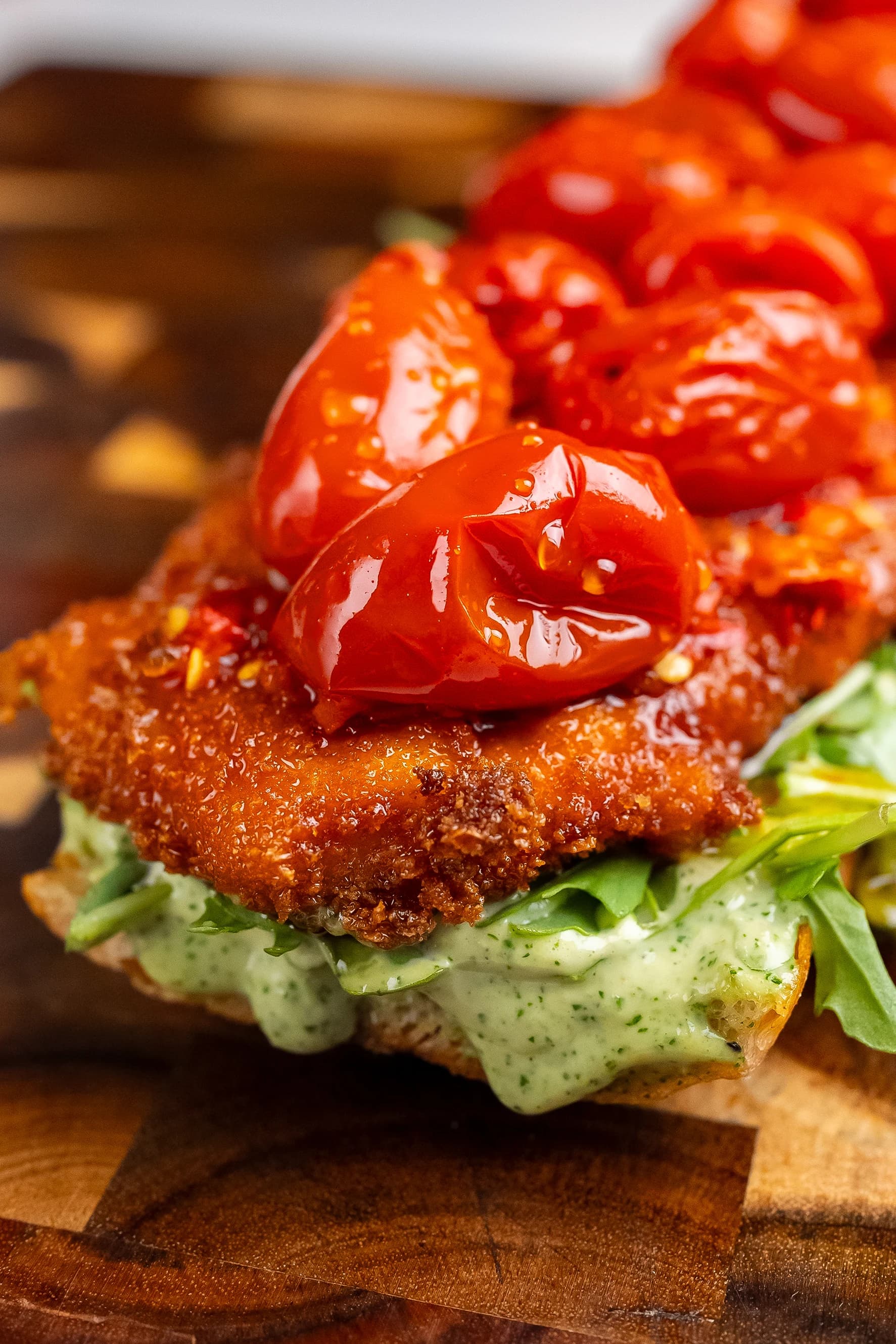 Picture for Fried Chicken Sandwich with Cherry Tomato Confit