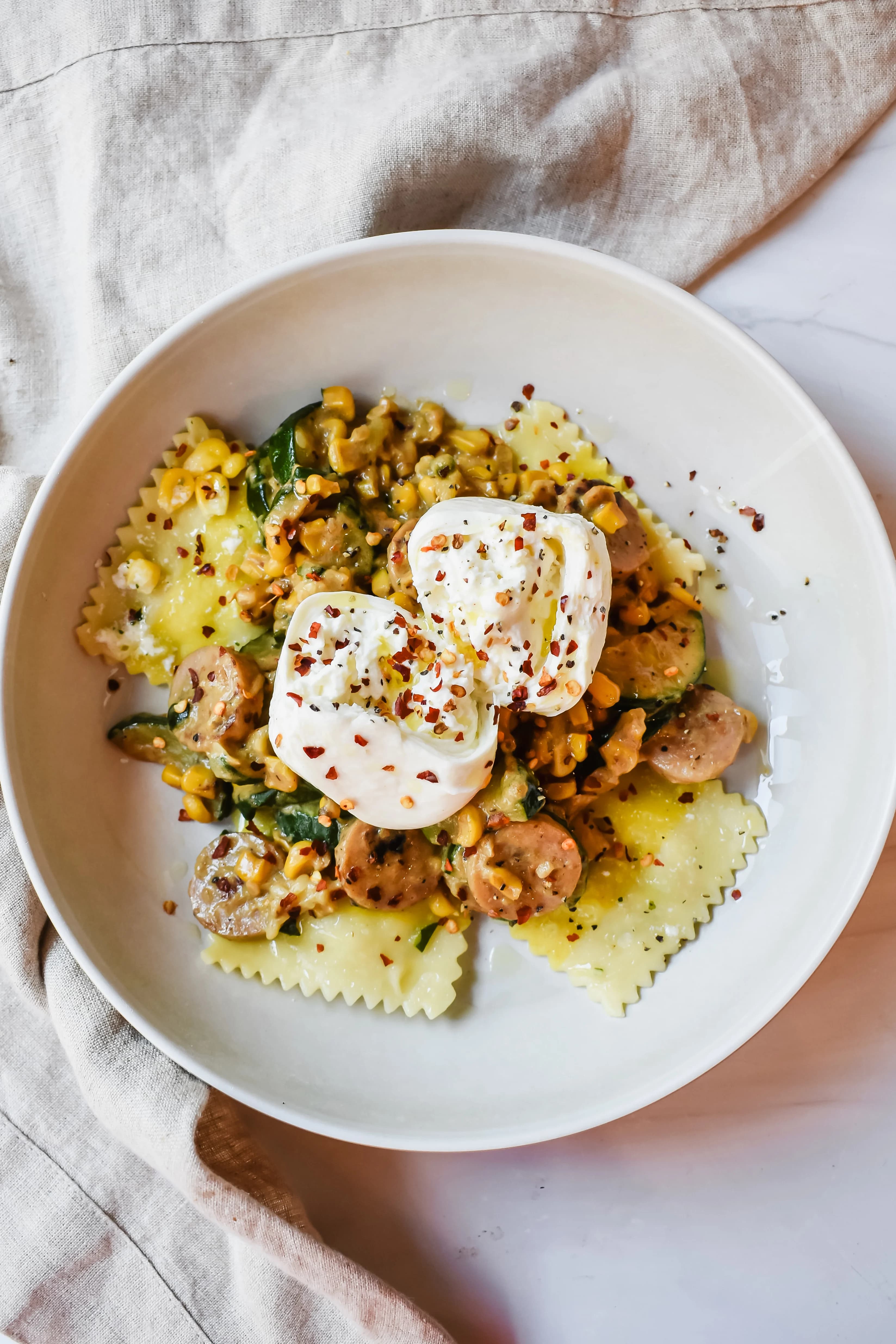 Picture for Trader Joe's Sweet Corn Ravioli with Burrata 