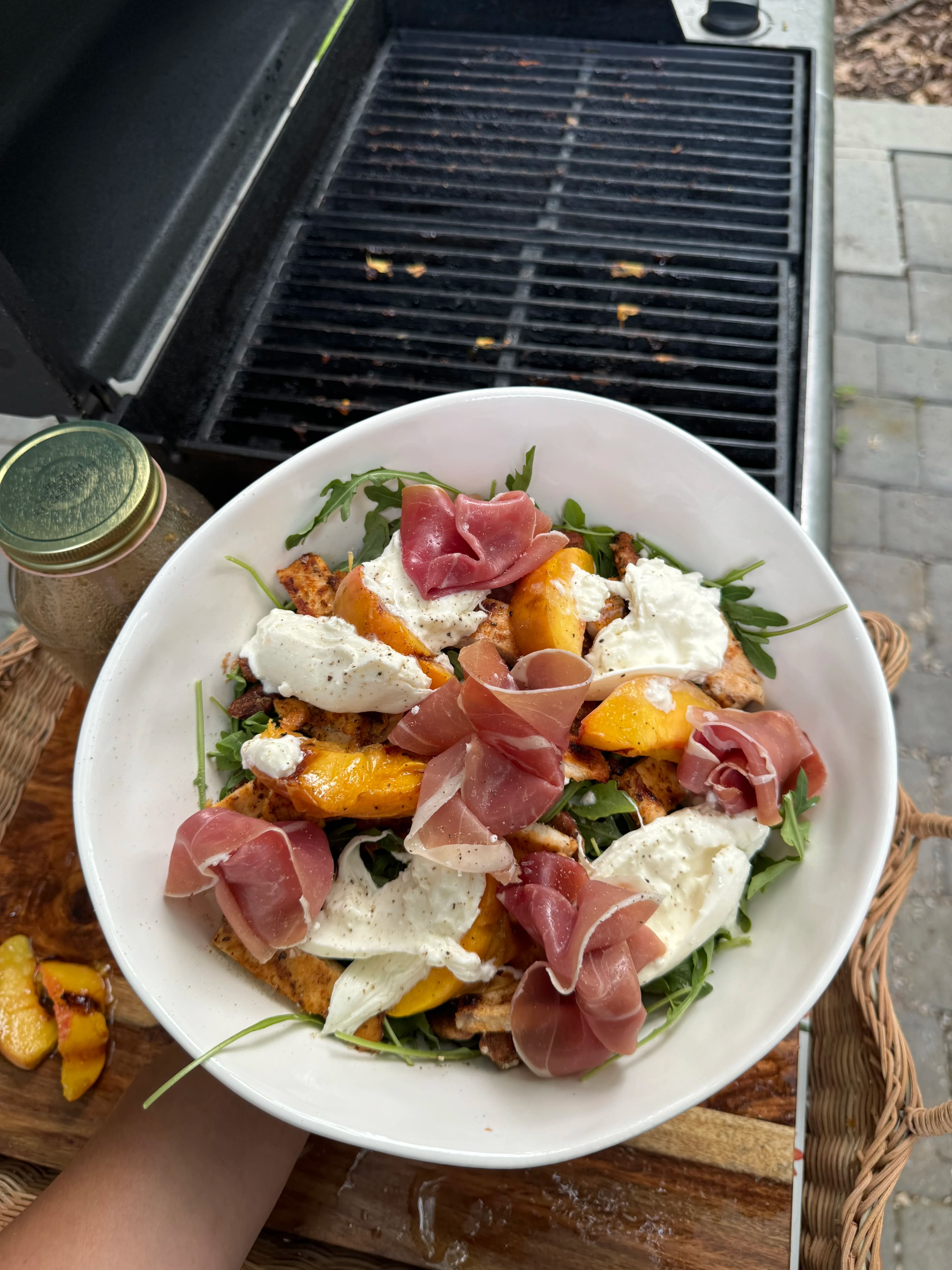 Picture for Grilled Peach & Burrata Salad 