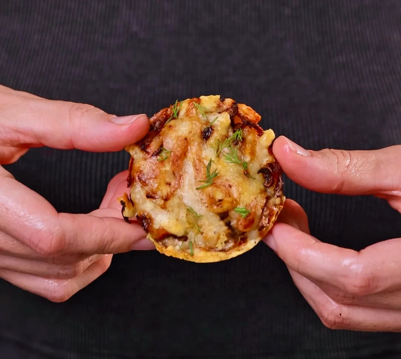 Picture for Smashed Potato Cups with Mushroom Gruyere Filling