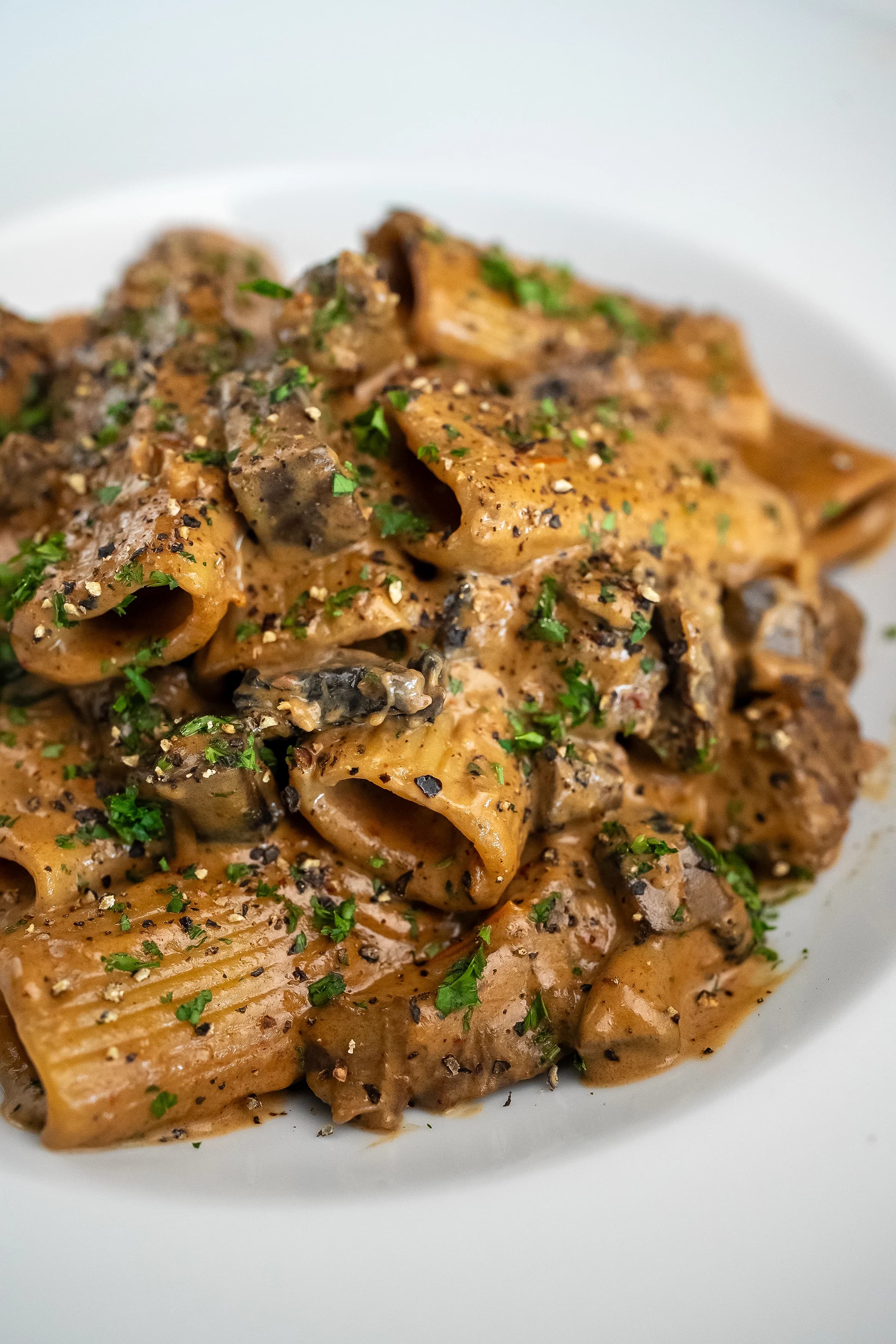 Picture for Creamy Steak and Mushroom Rigatoni
