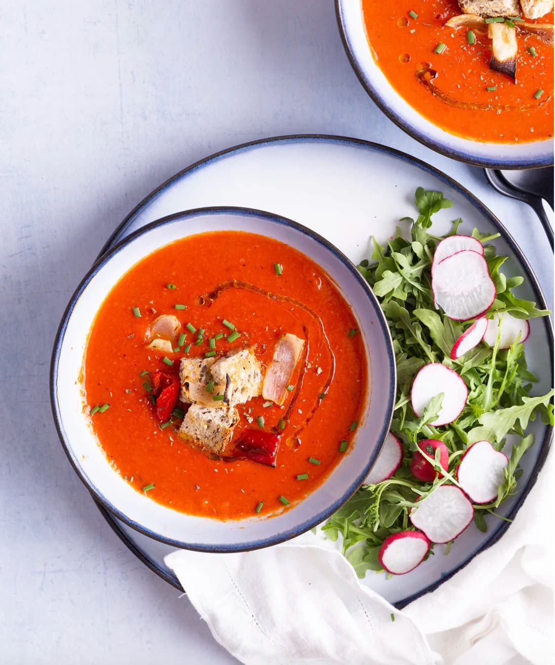Picture for Roasted Red Pepper Tomato lentil Soup