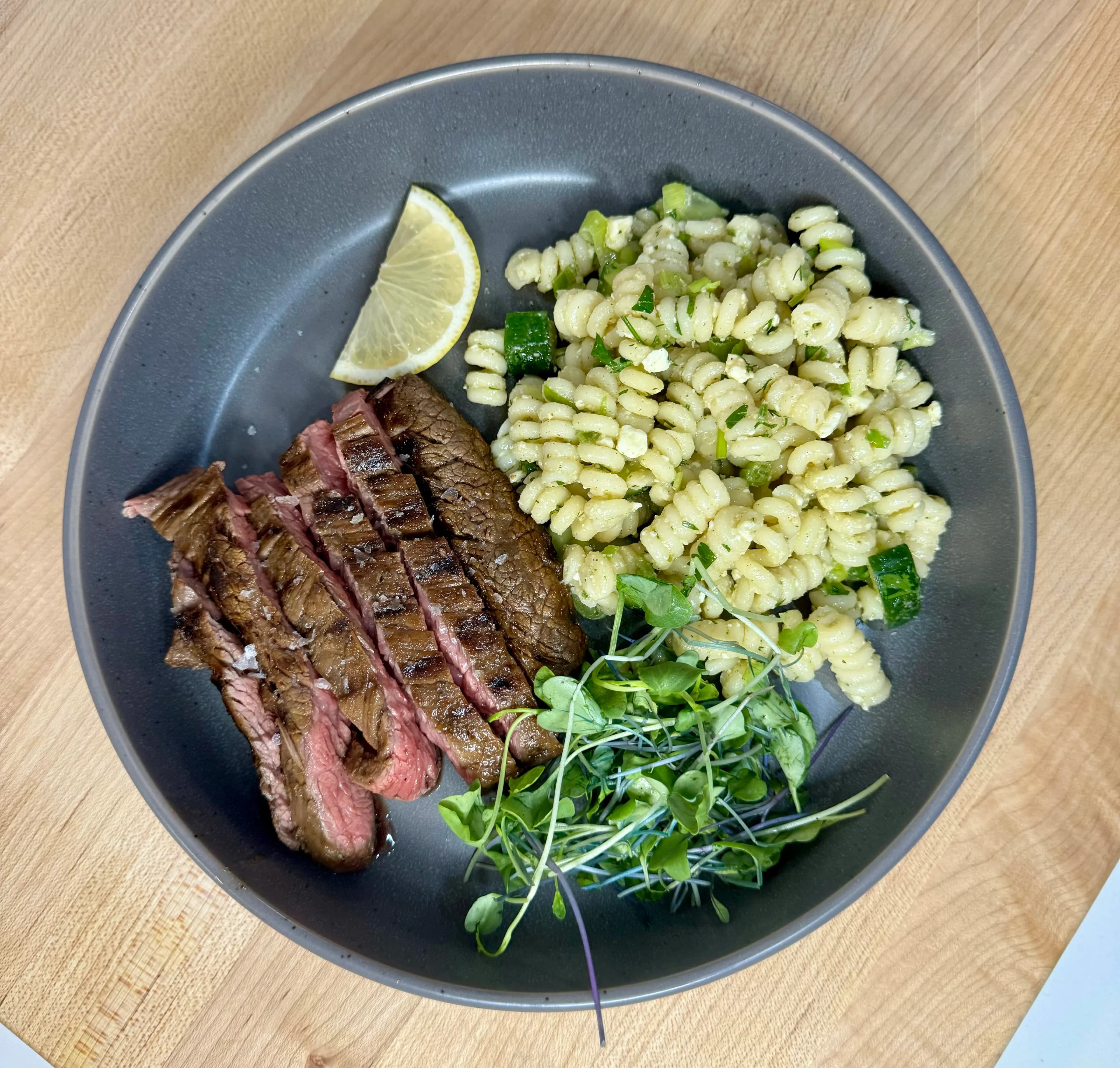 Picture for Lemon Herb Grilled Steak & Pasta Salad