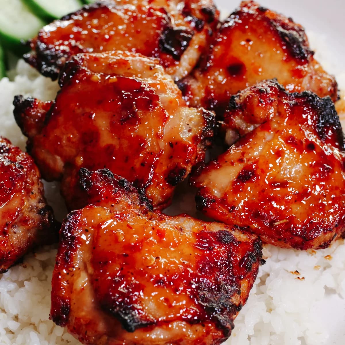 Picture for Sticky Sweet Chili Chicken Thighs in Air Fryer
