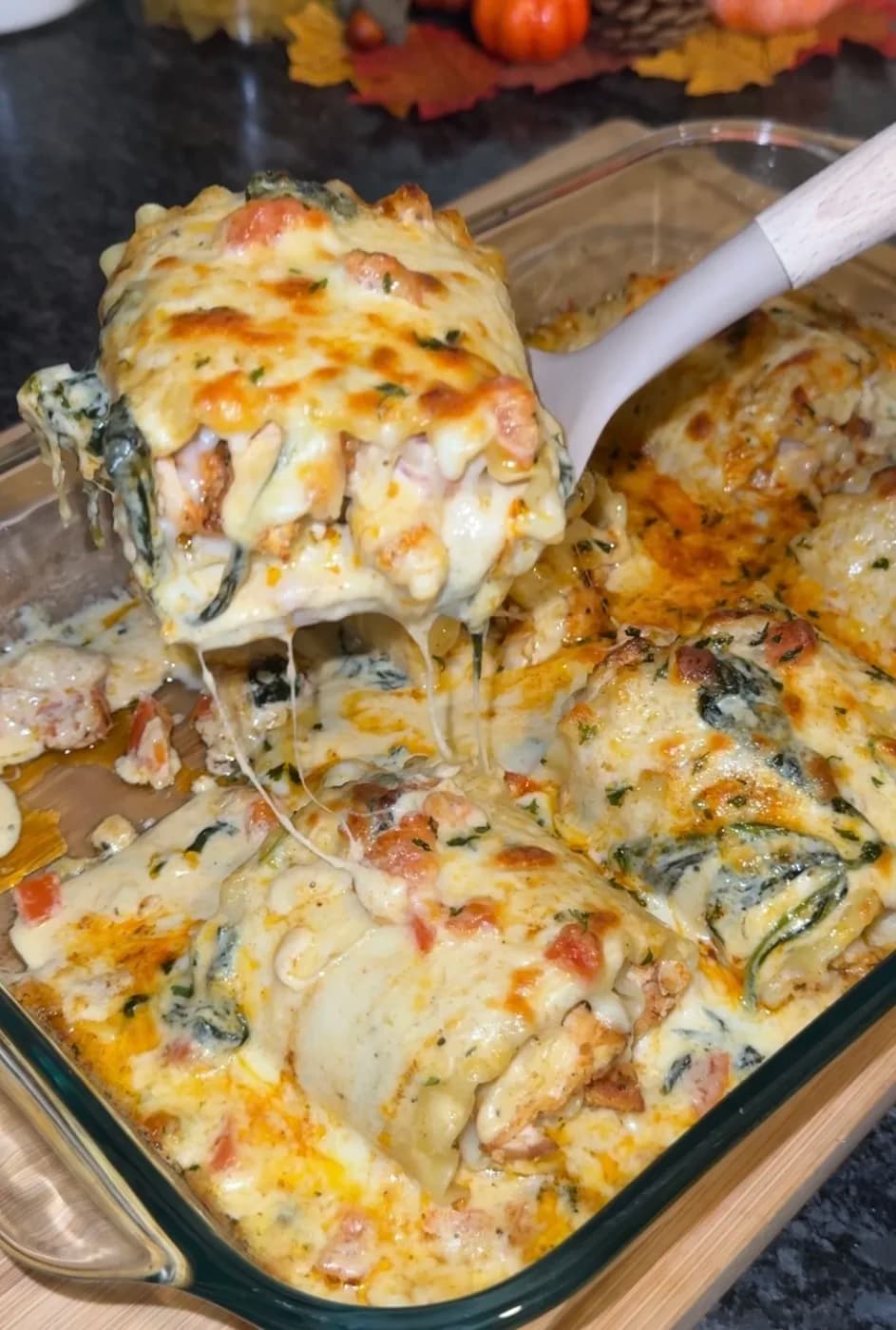 Picture for Chicken Alfredo Lasagna Rolls 