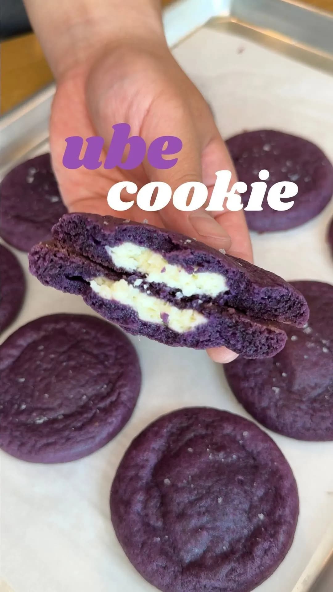 Picture for Ube Cream Cheese Cookie