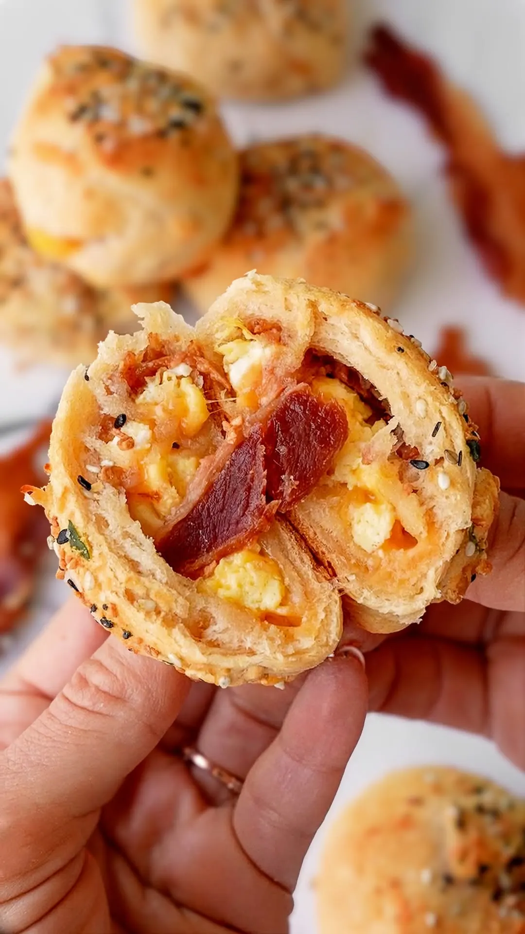Picture for Bacon, Egg, and Cheese Stuffed Garlic Knots