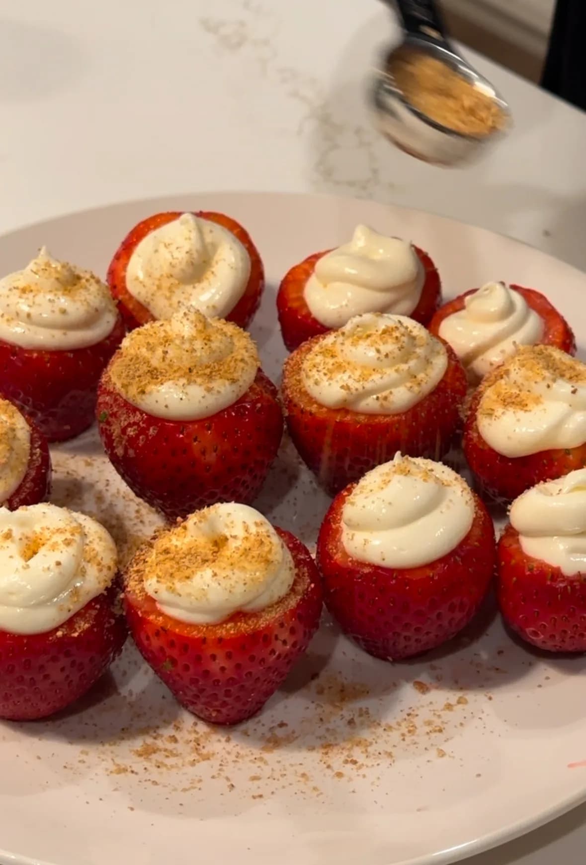 Picture for Deviled Strawberry Cheesecake Bites