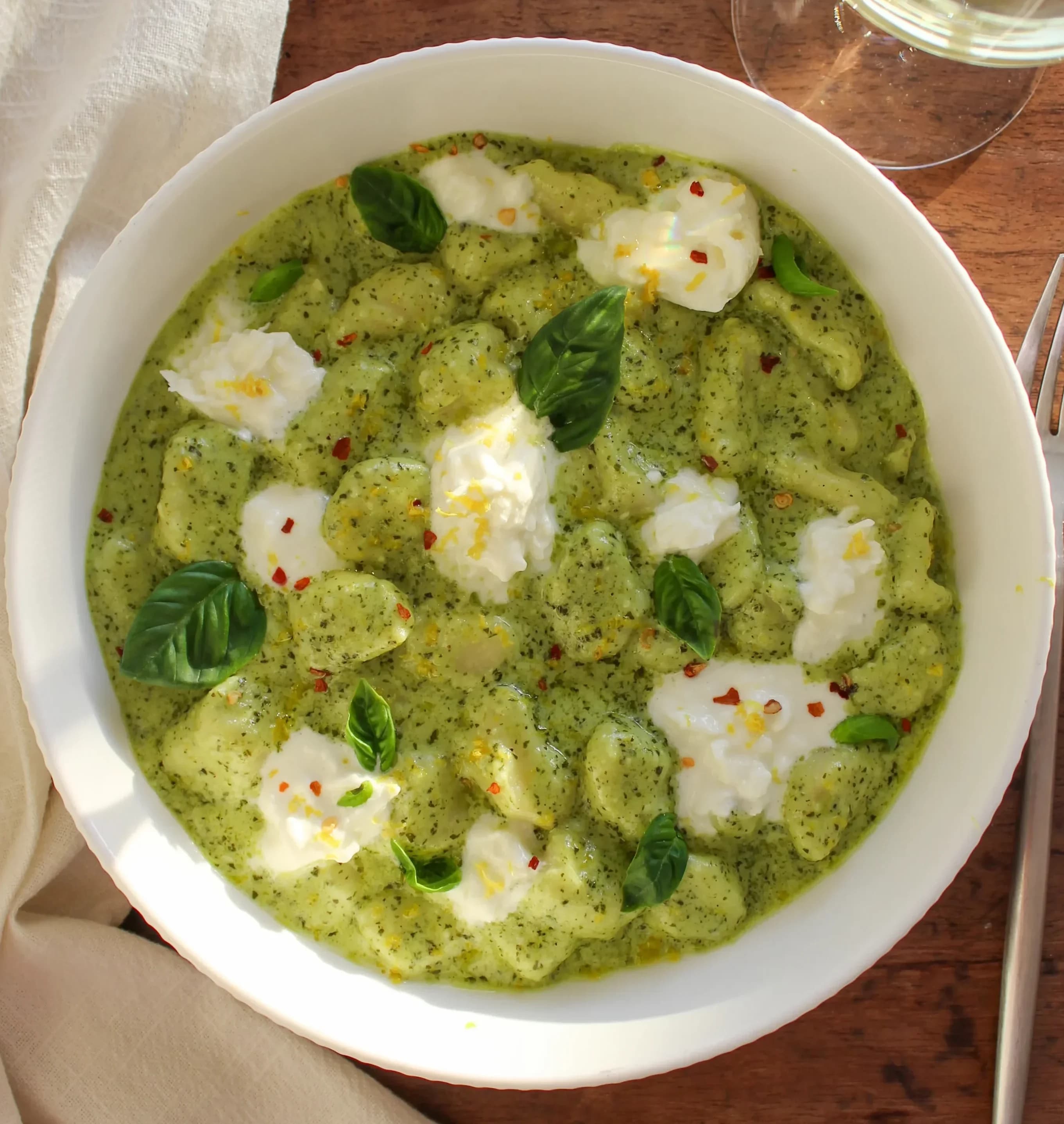 Picture for Creamy Pesto Gnocchi
