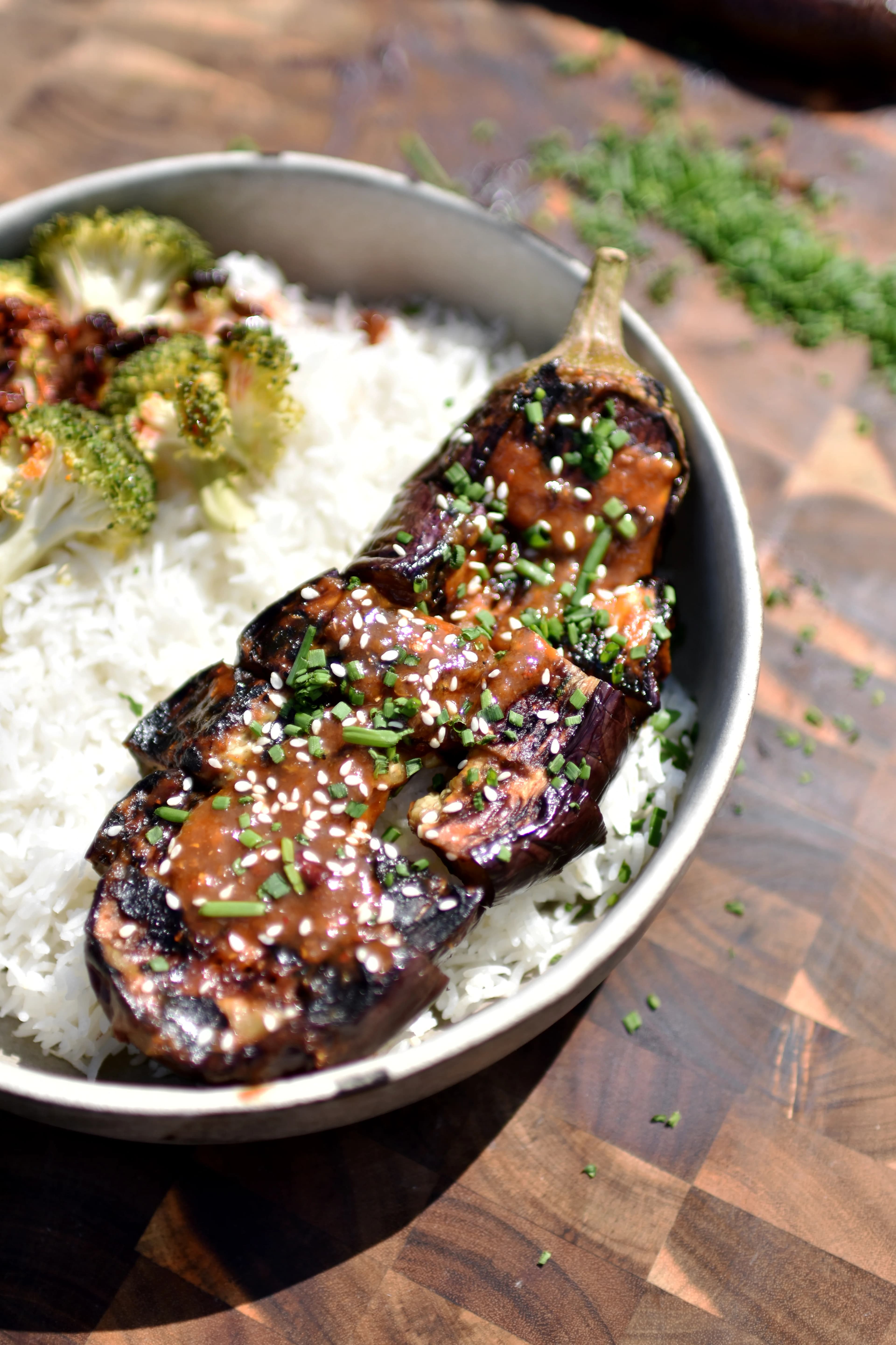 Picture for Eggplant Steaks with Miso Glaze
