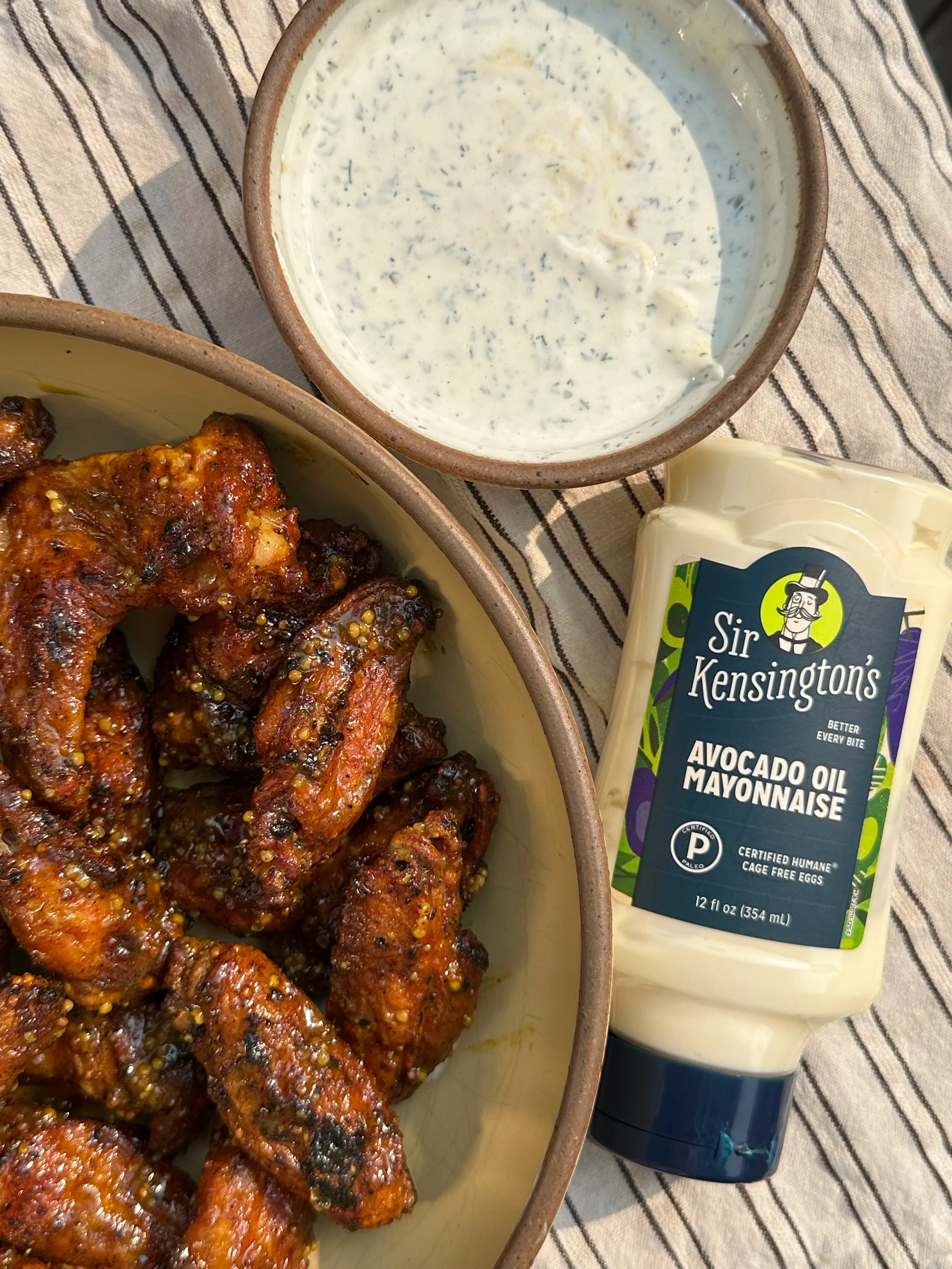 Picture for Turmeric Honey Mustard Chicken Wings and Gut Friendly Ranch