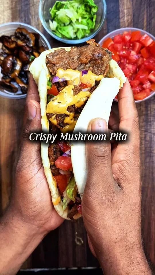 Picture for Crispy Mushroom Pita 